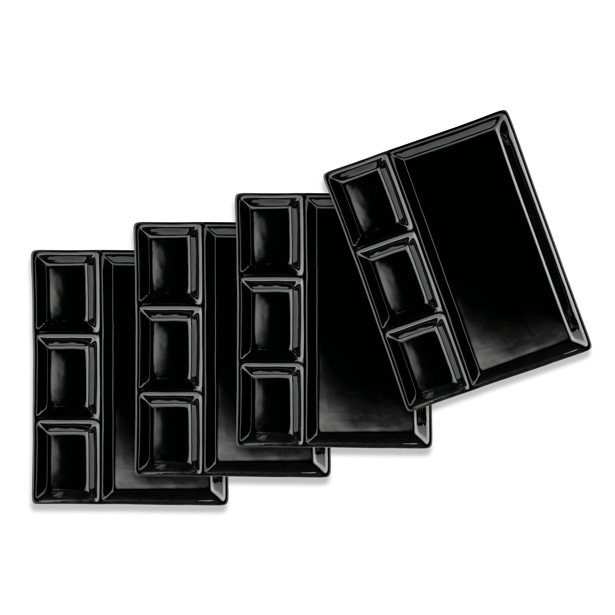 Mäser Fondueteller, Porzellan