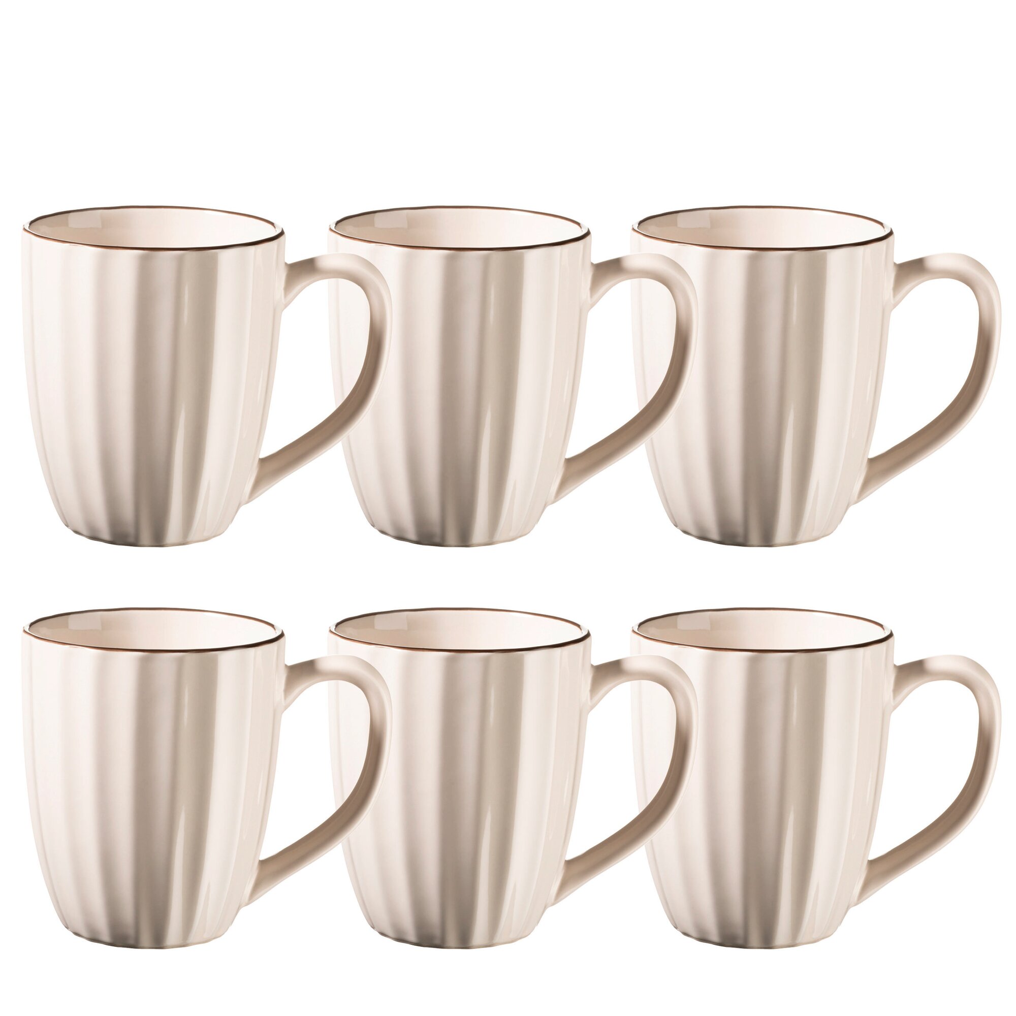 Mäser Kaffeebecher-Set, Steinzeug Osita