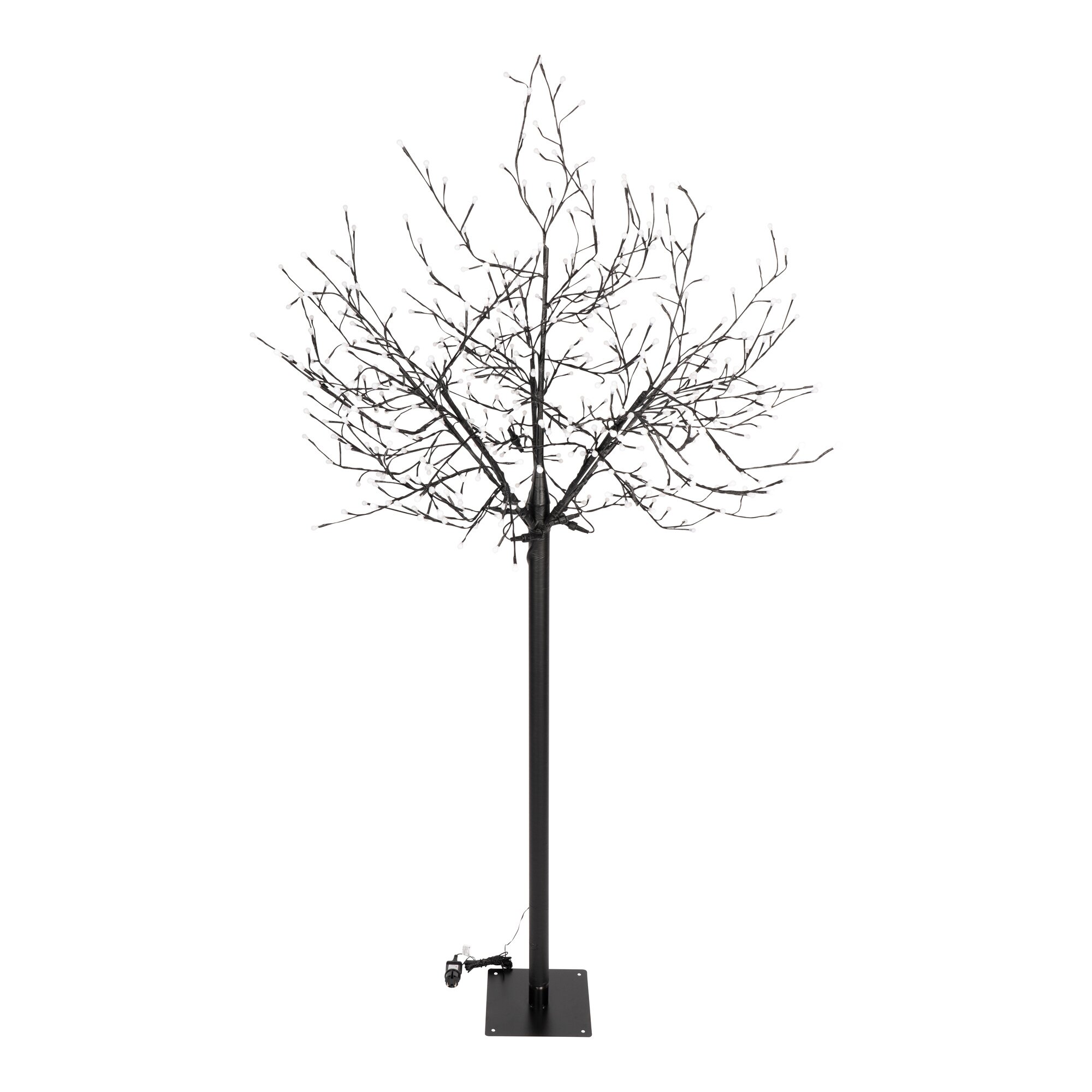 Baum mit LED Ballkugeln