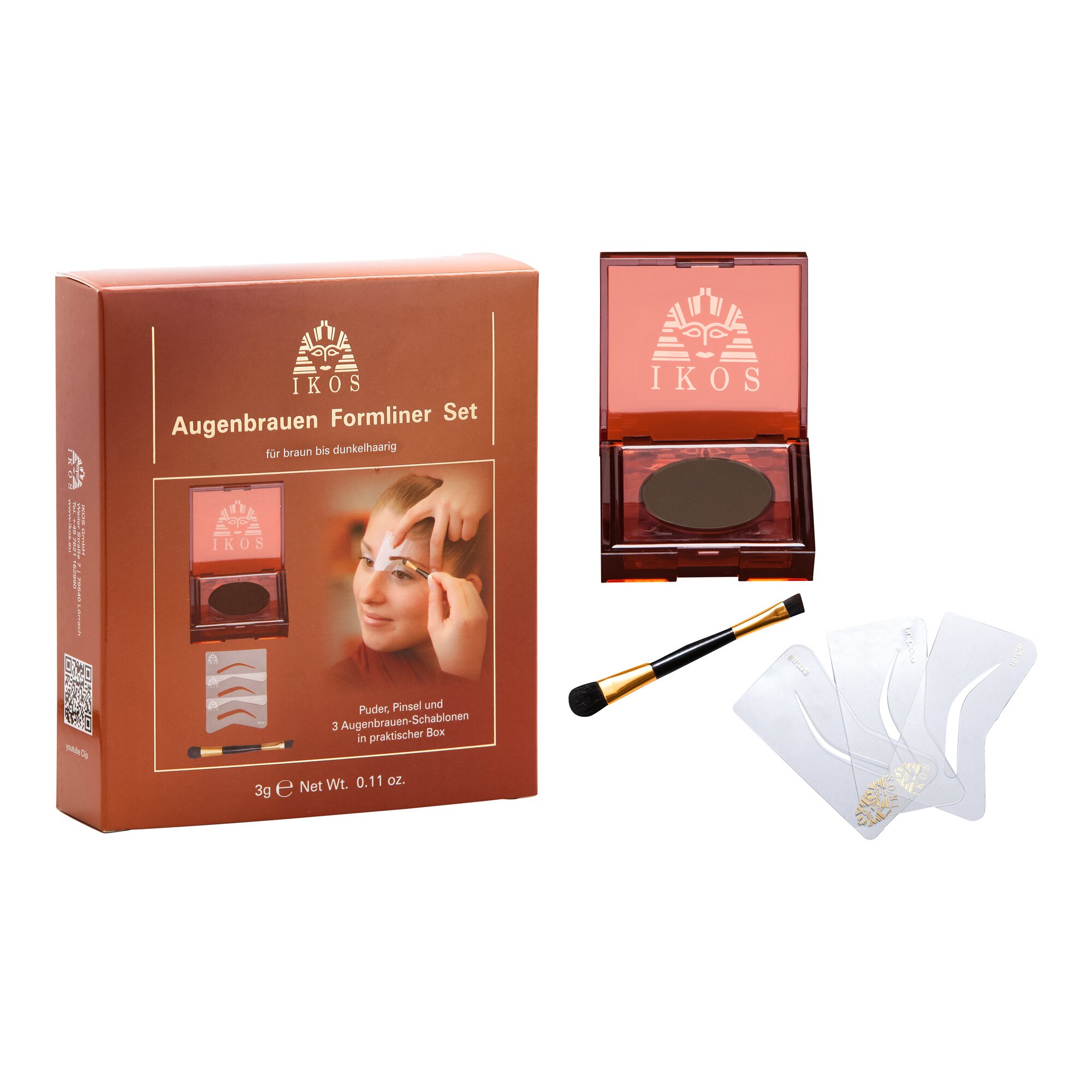 Augenbrauen Formliner-Set, 5 Teile