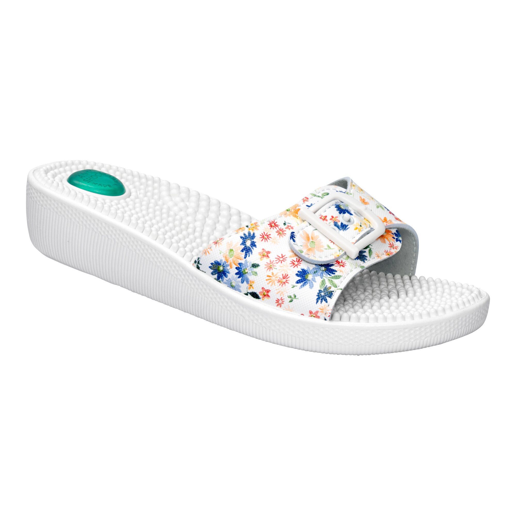 Massage-Pantolette 41 weiss