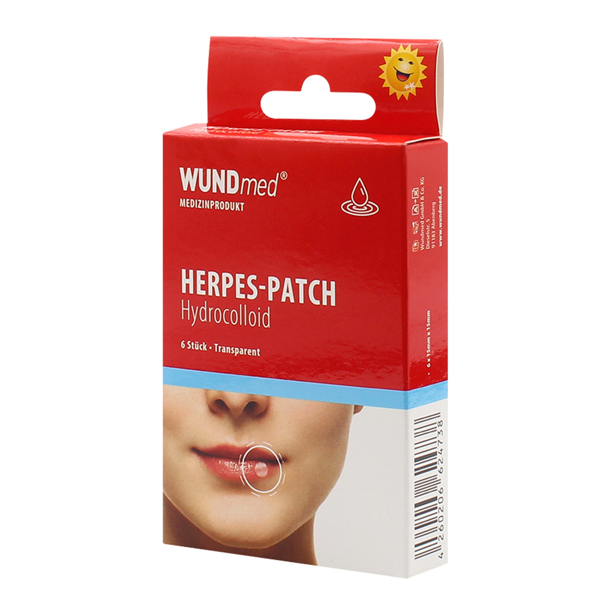 Patchs anti-herpès, 6 pièces