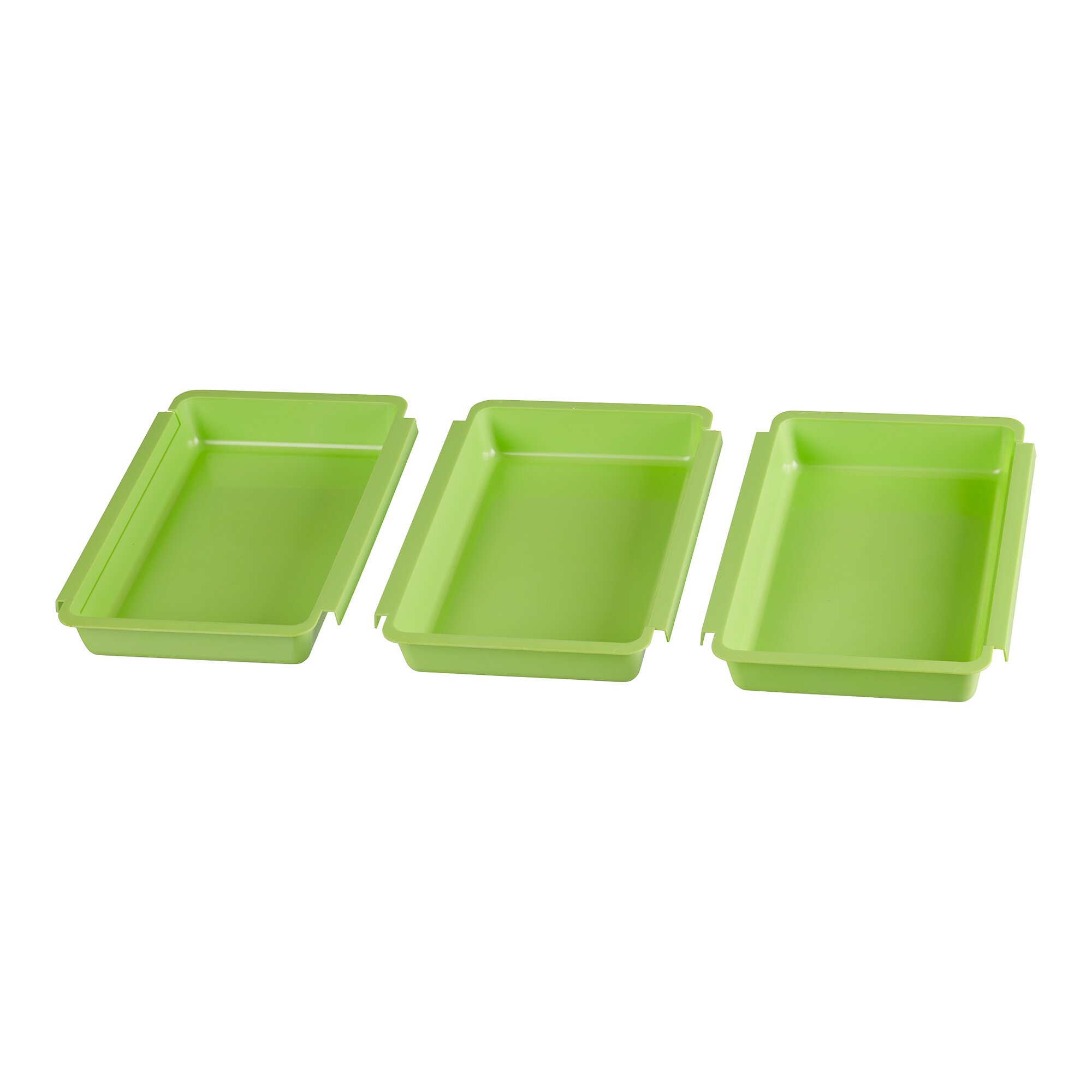 Panierschalen-Set, 3-teilig, grün