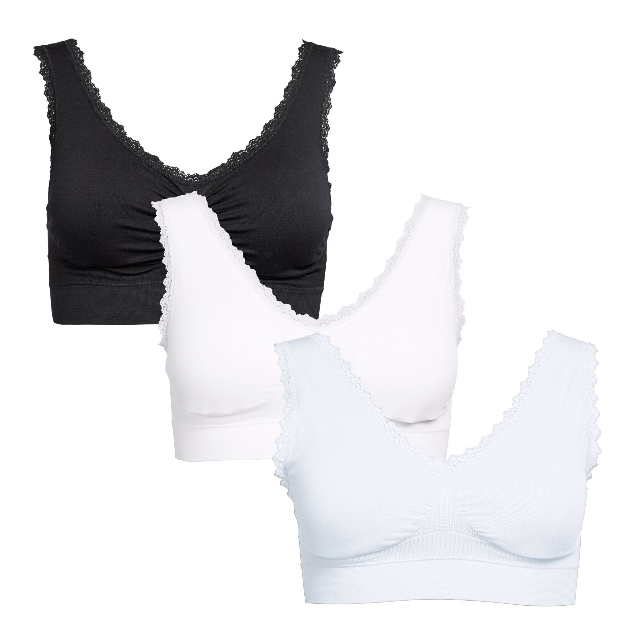 BH-Perfekt Spitze, 3 Stück, Größe: XL