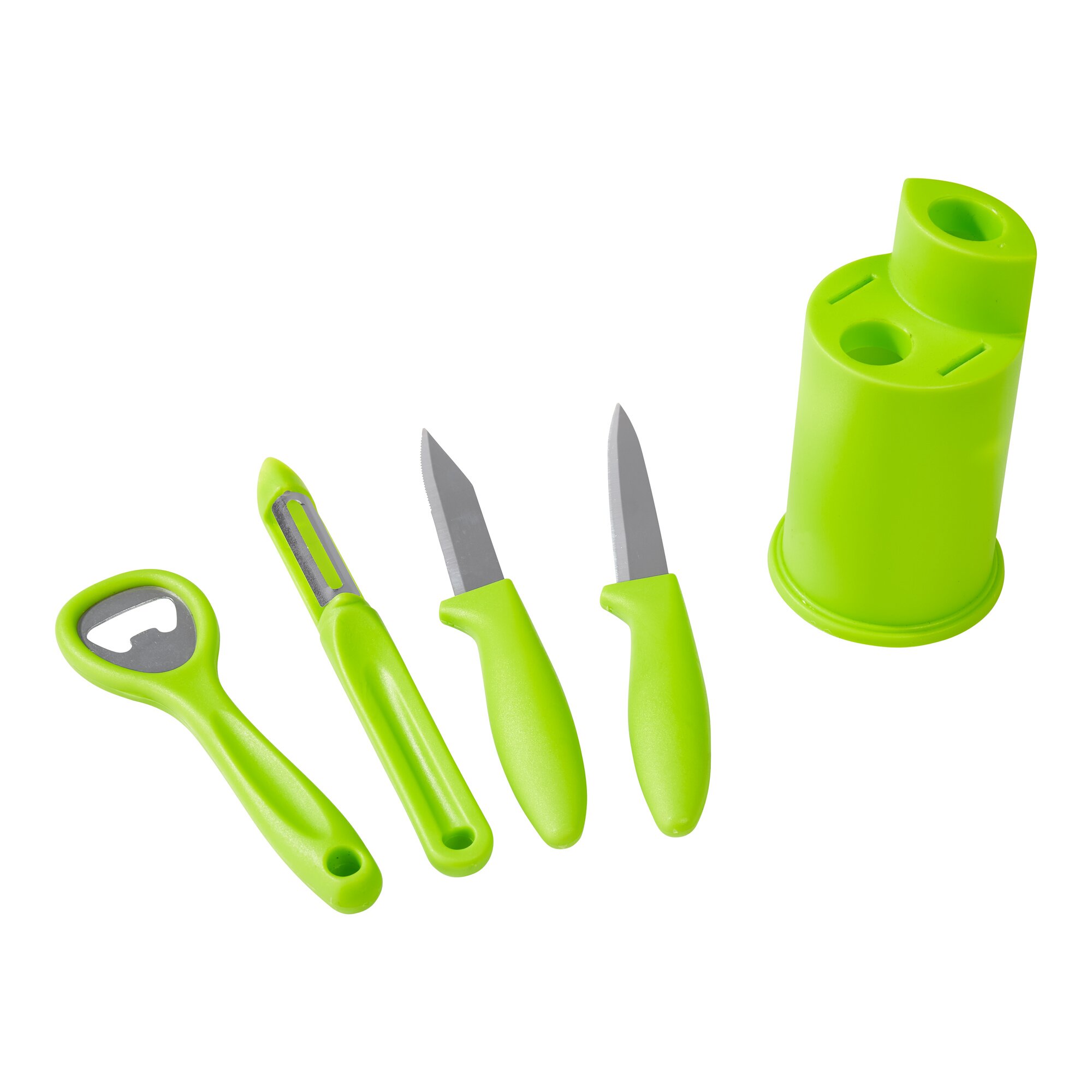 Küchenhelfer-Set inkl. Halter, 5 Teile