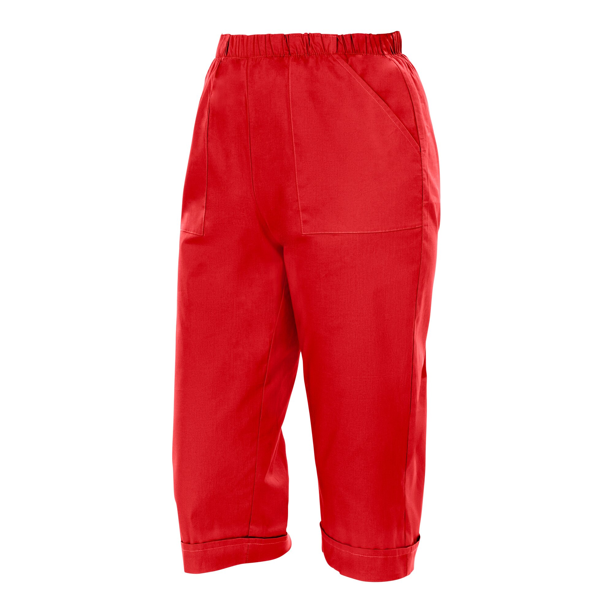 Capri-Hose, Größe: S, rot