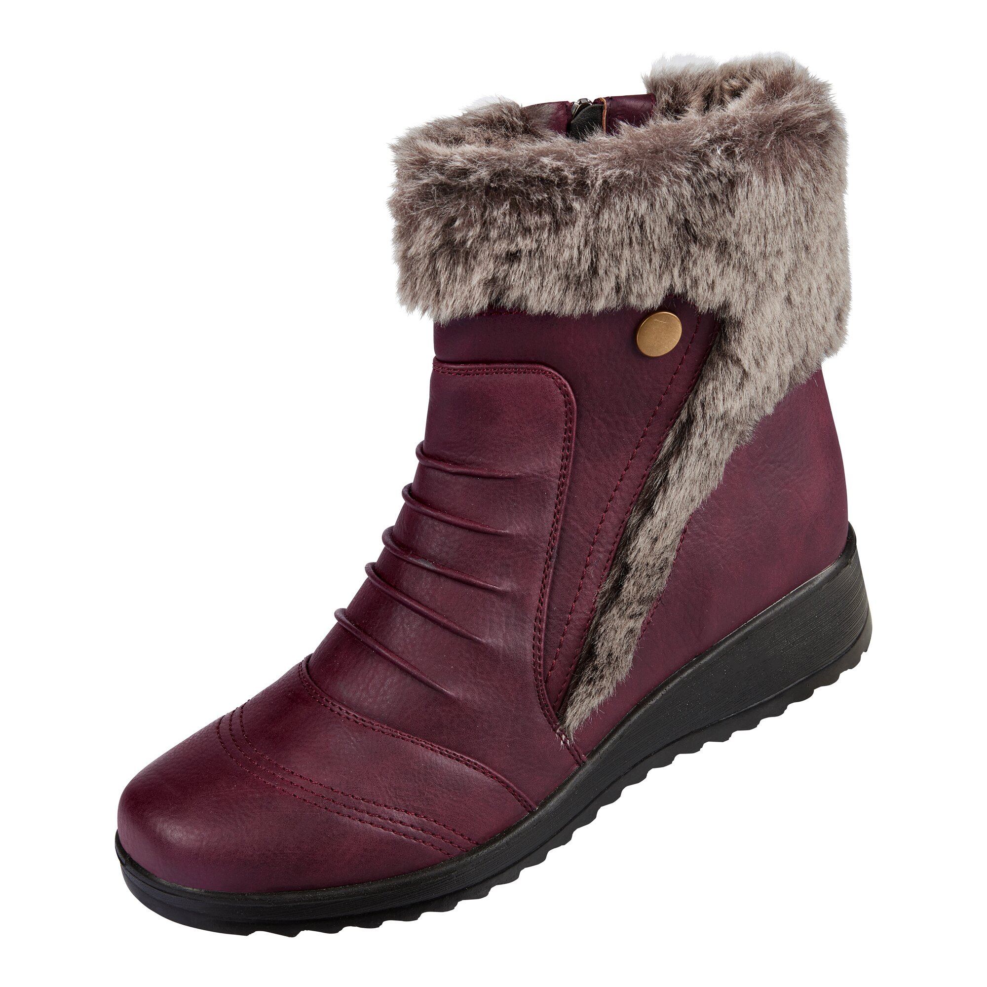 wonderWALK Kuschelstiefel Ulla, Größe: 39, bordeaux