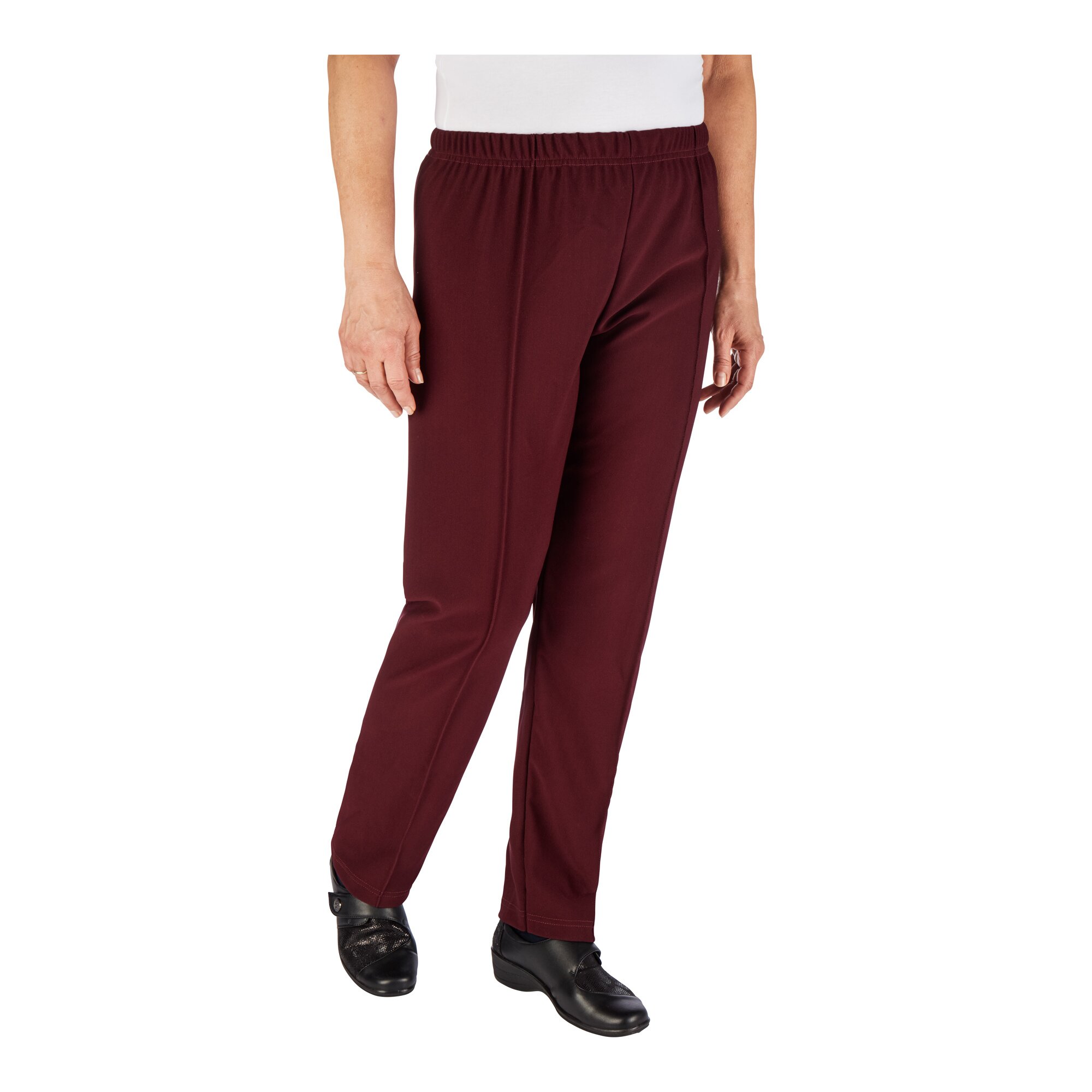 Schlupfhose Komfort, Größe: 50, bordeaux