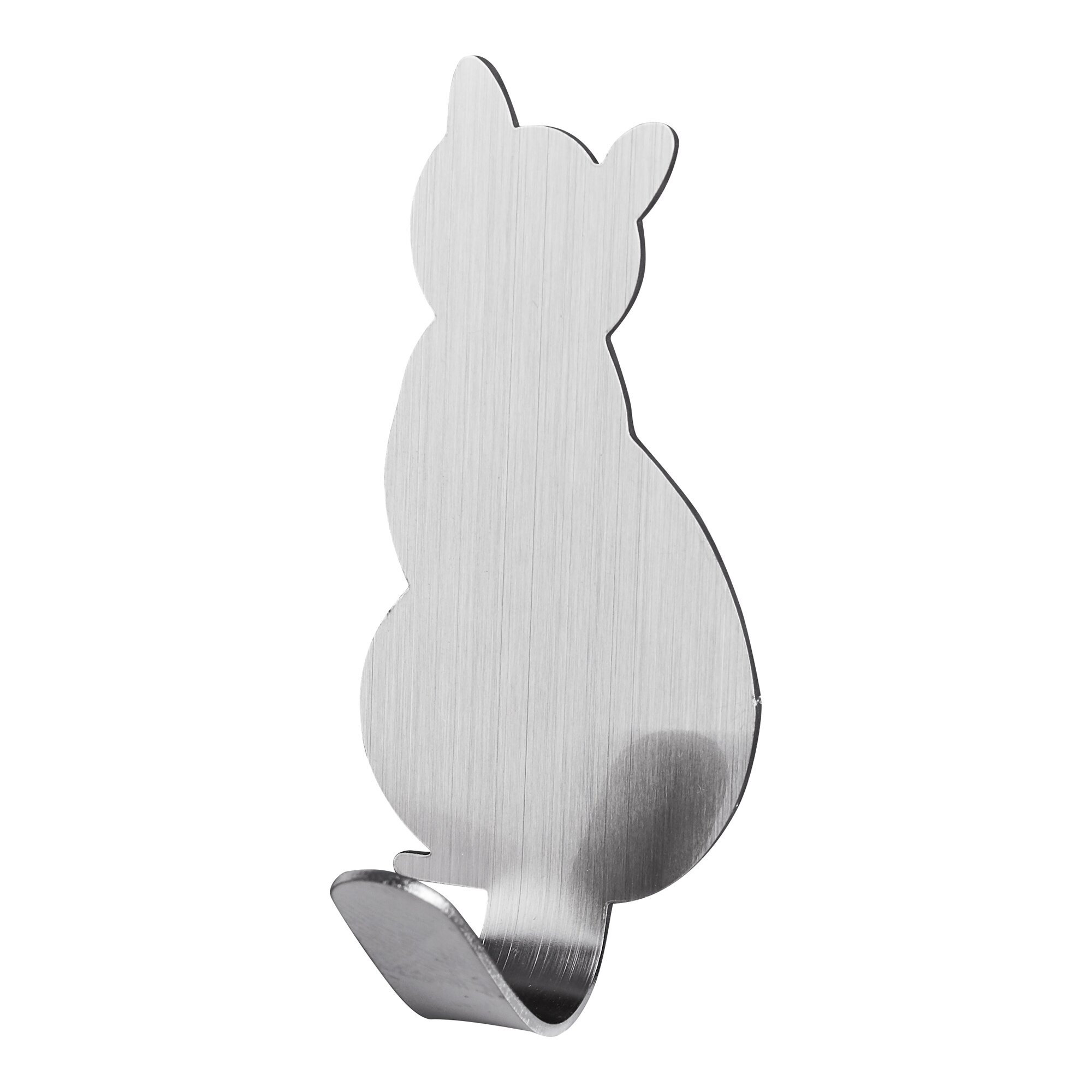 Edelstahl-Haken Katze, 4 Stück