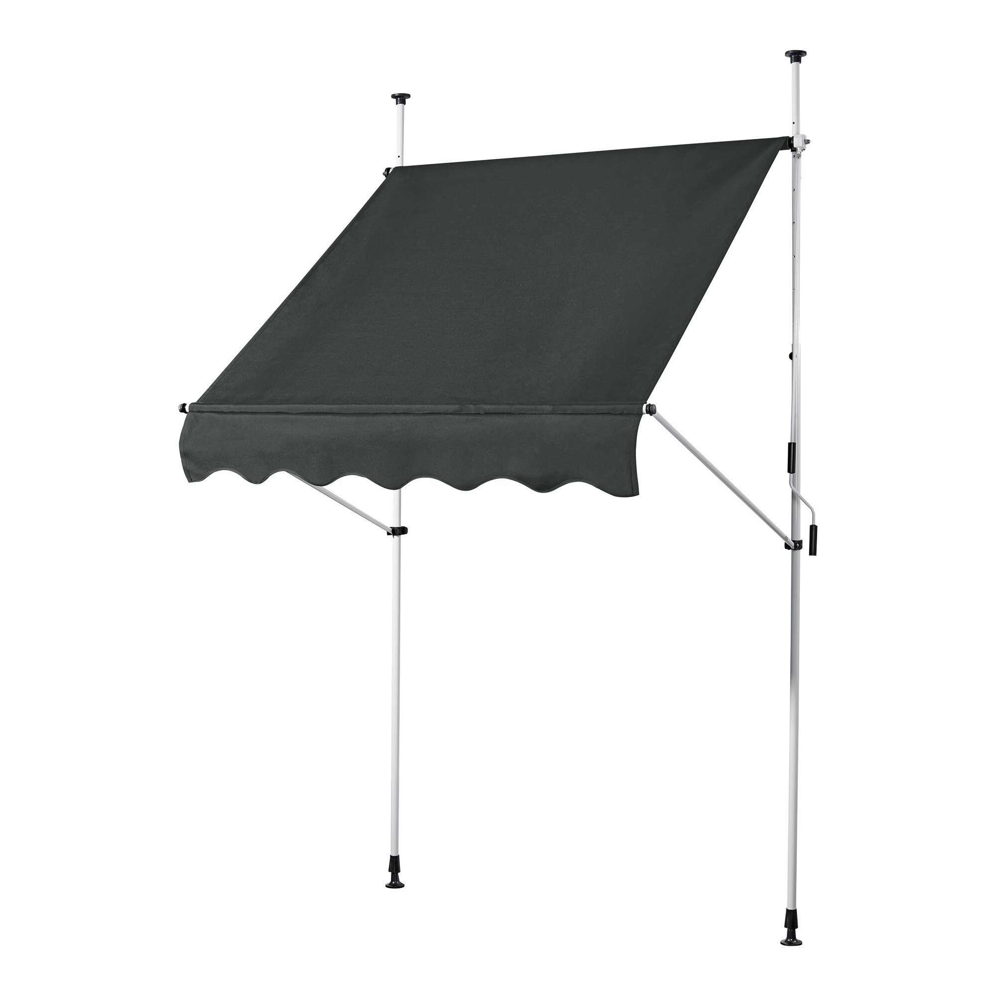 Genialo® klemm-markise, grau