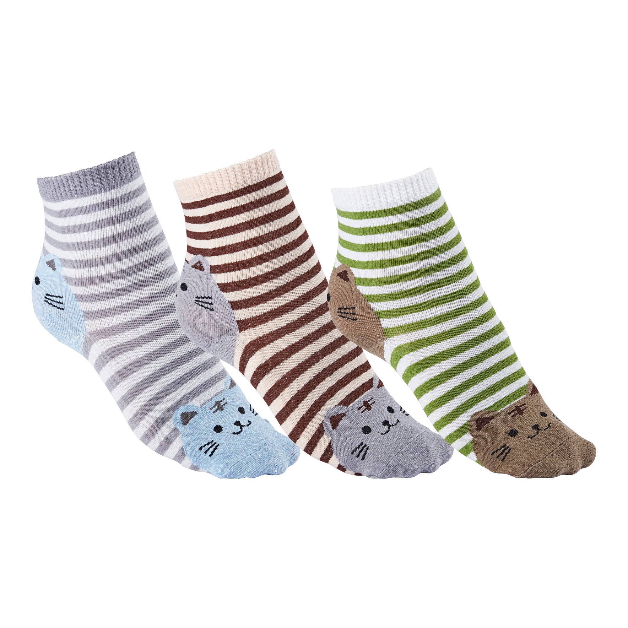 Katzensocken Minka, 3 Paar