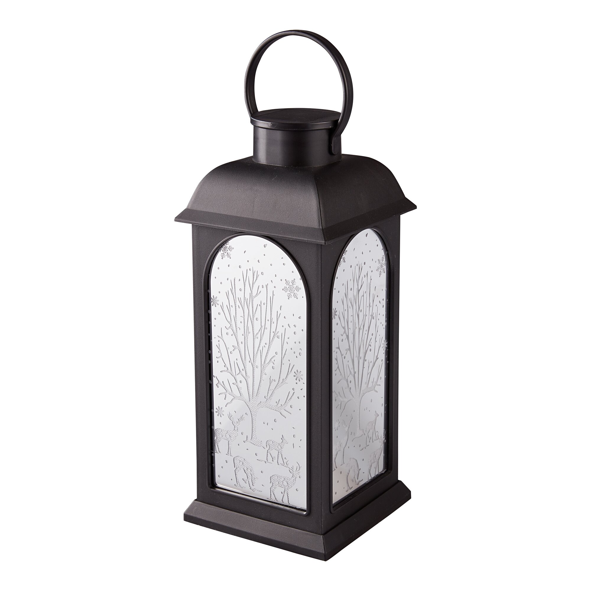 LED- Laterne Winterwald