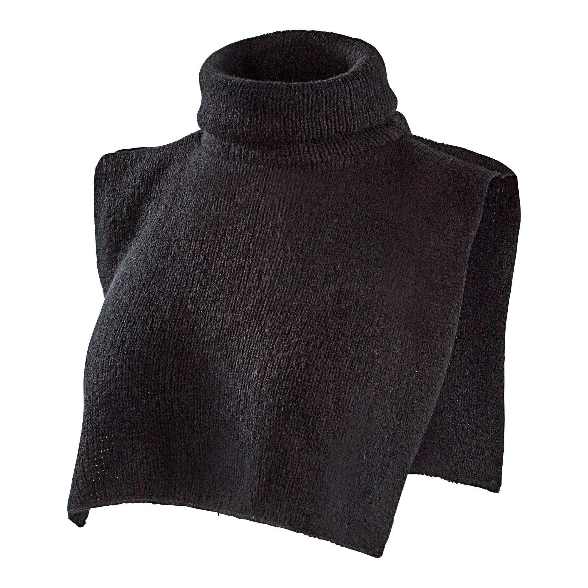 Rollkragen, schwarz