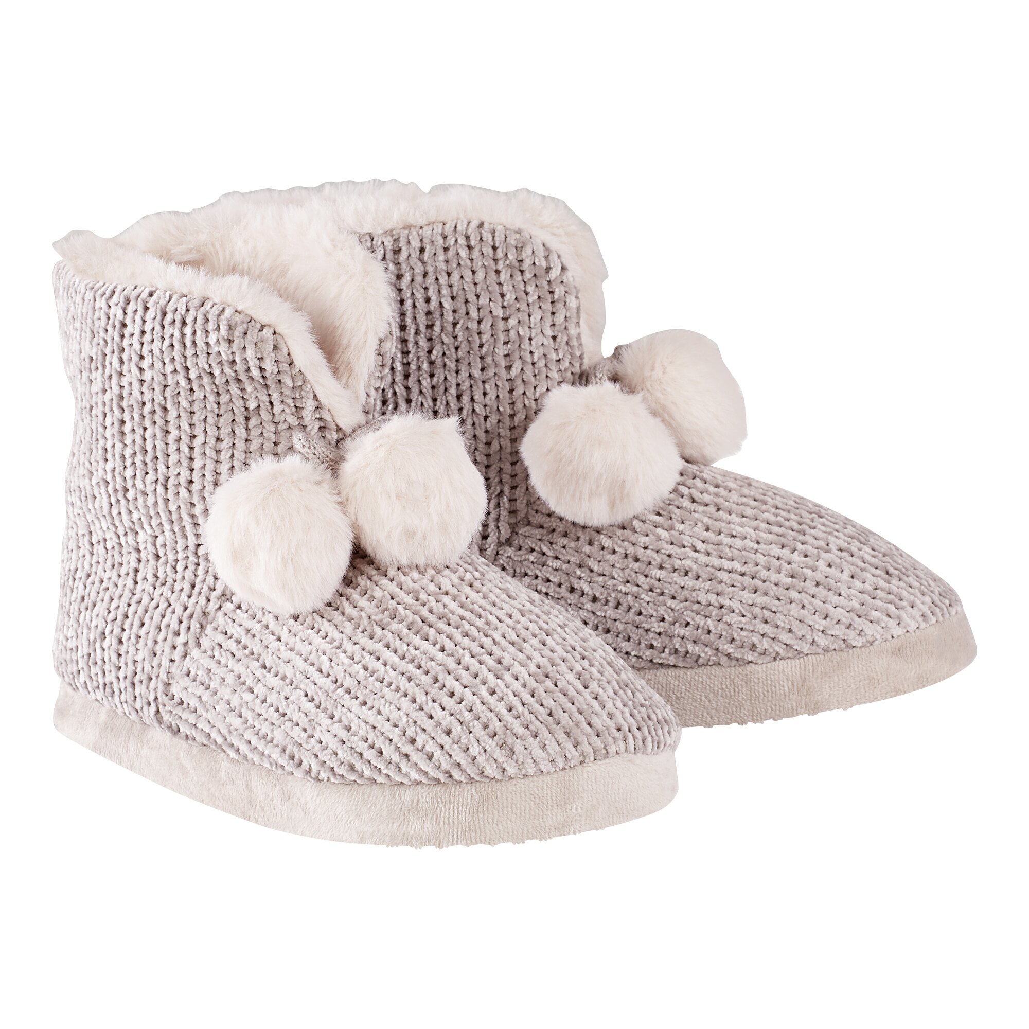 Kuschelhausschuh Bommel, Größe: 38, grau