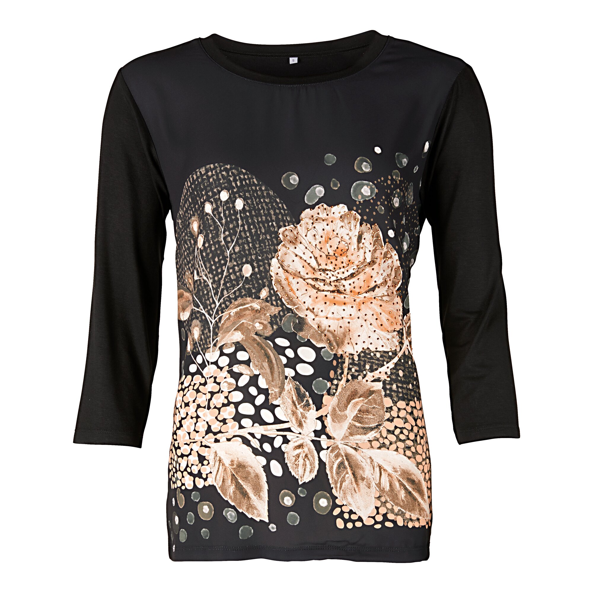 Damenshirt Daniela, Größe: XL, schwarz