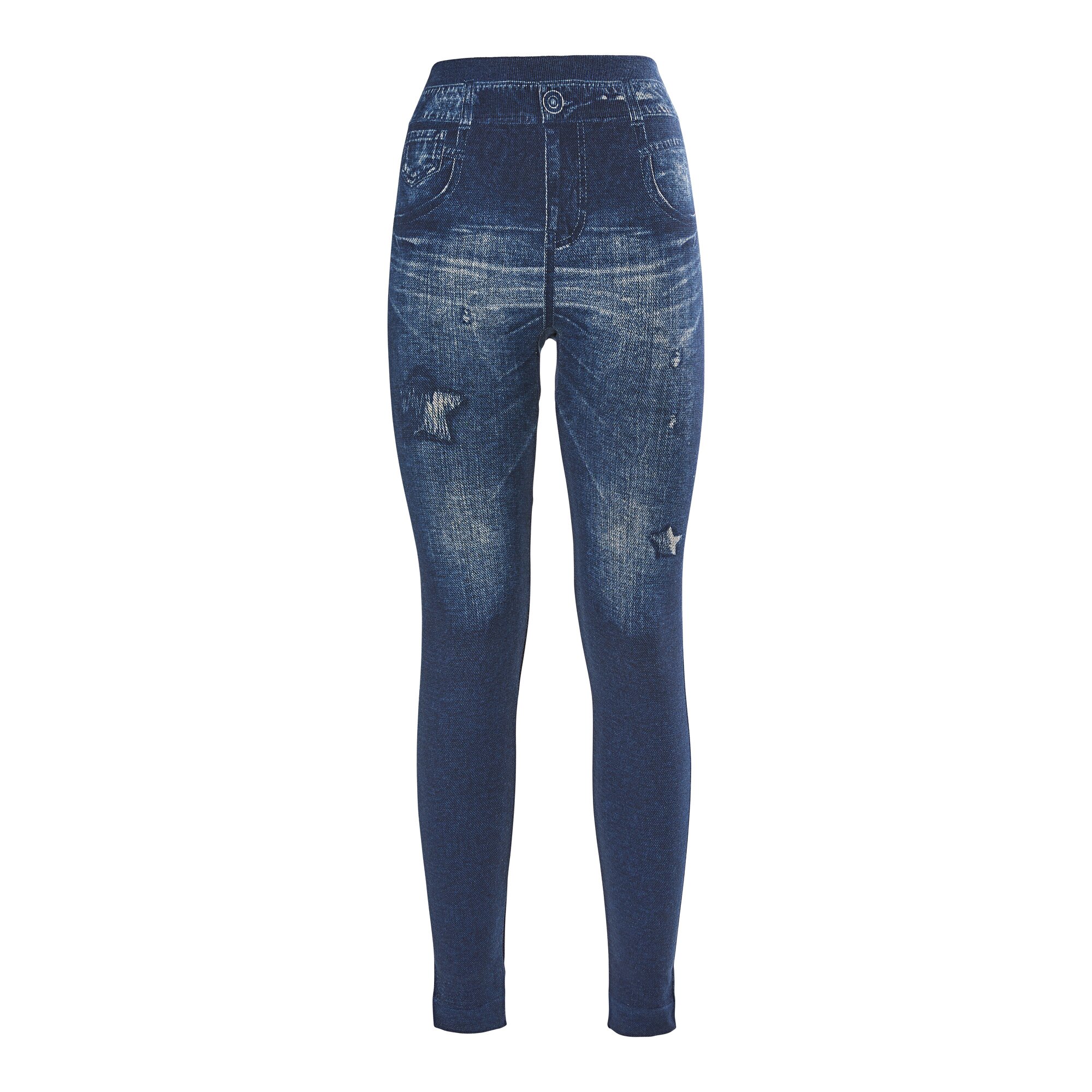 Slim-Leggings Stern, Größe: L