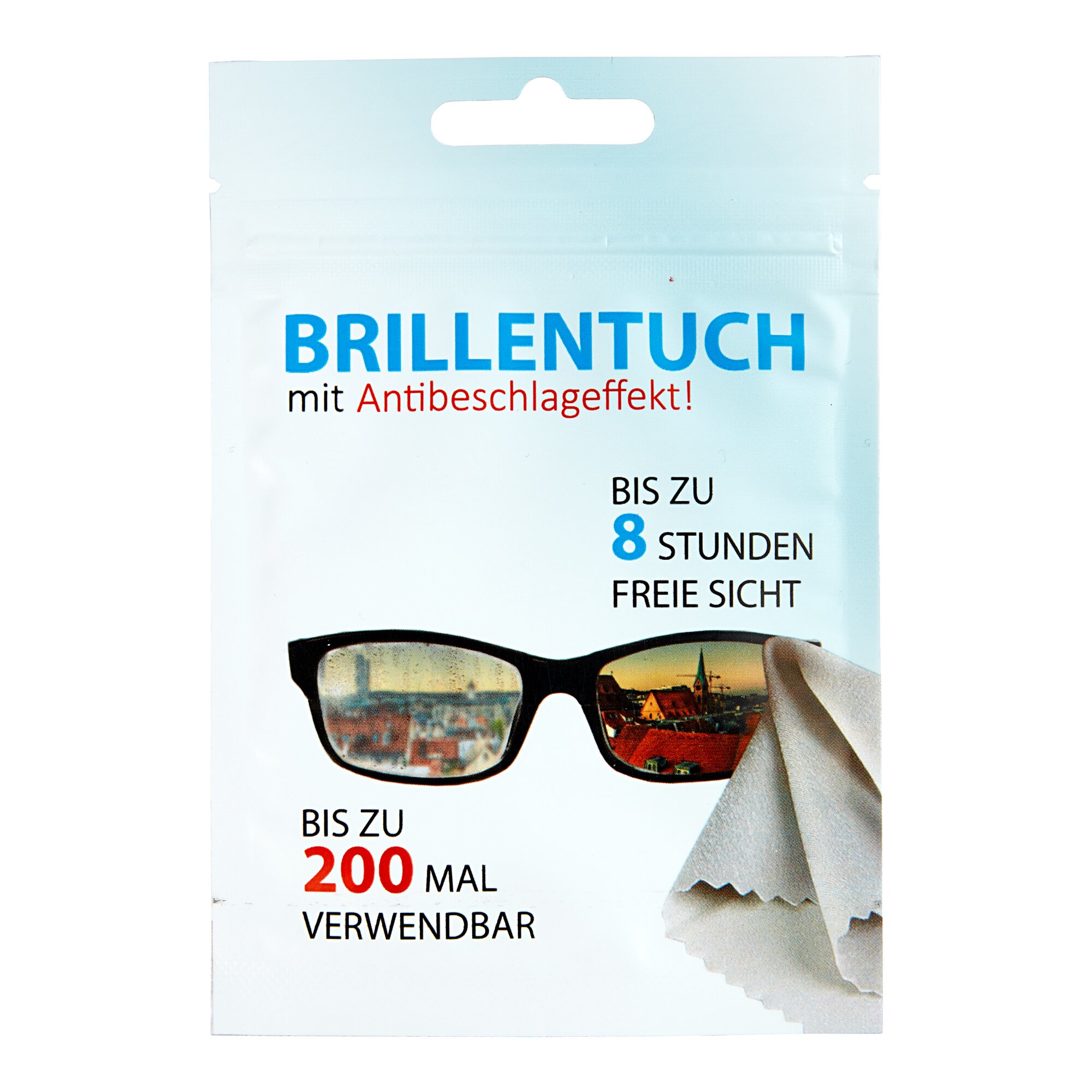 Antibeschlag-Brillenputztuch