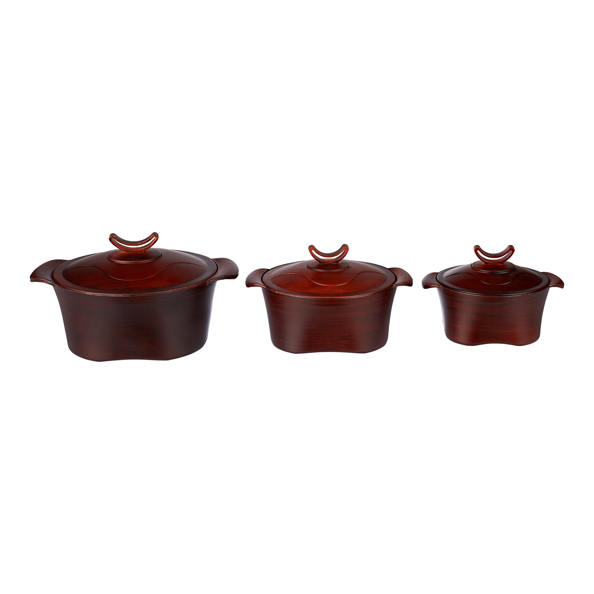 genialo® Thermoschüssel-Set Holzoptik