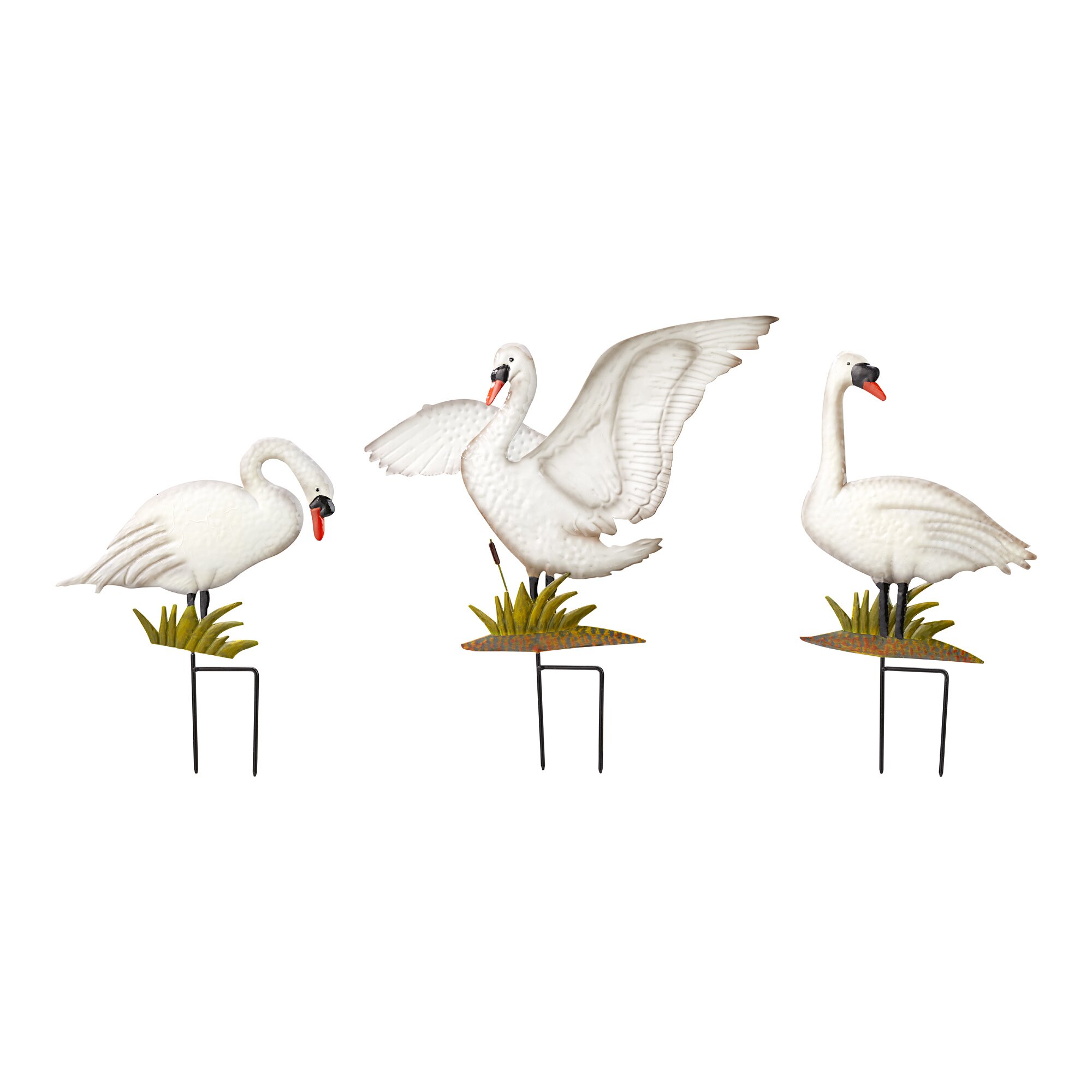 Silhouettes « Cygnes », 3 pièces