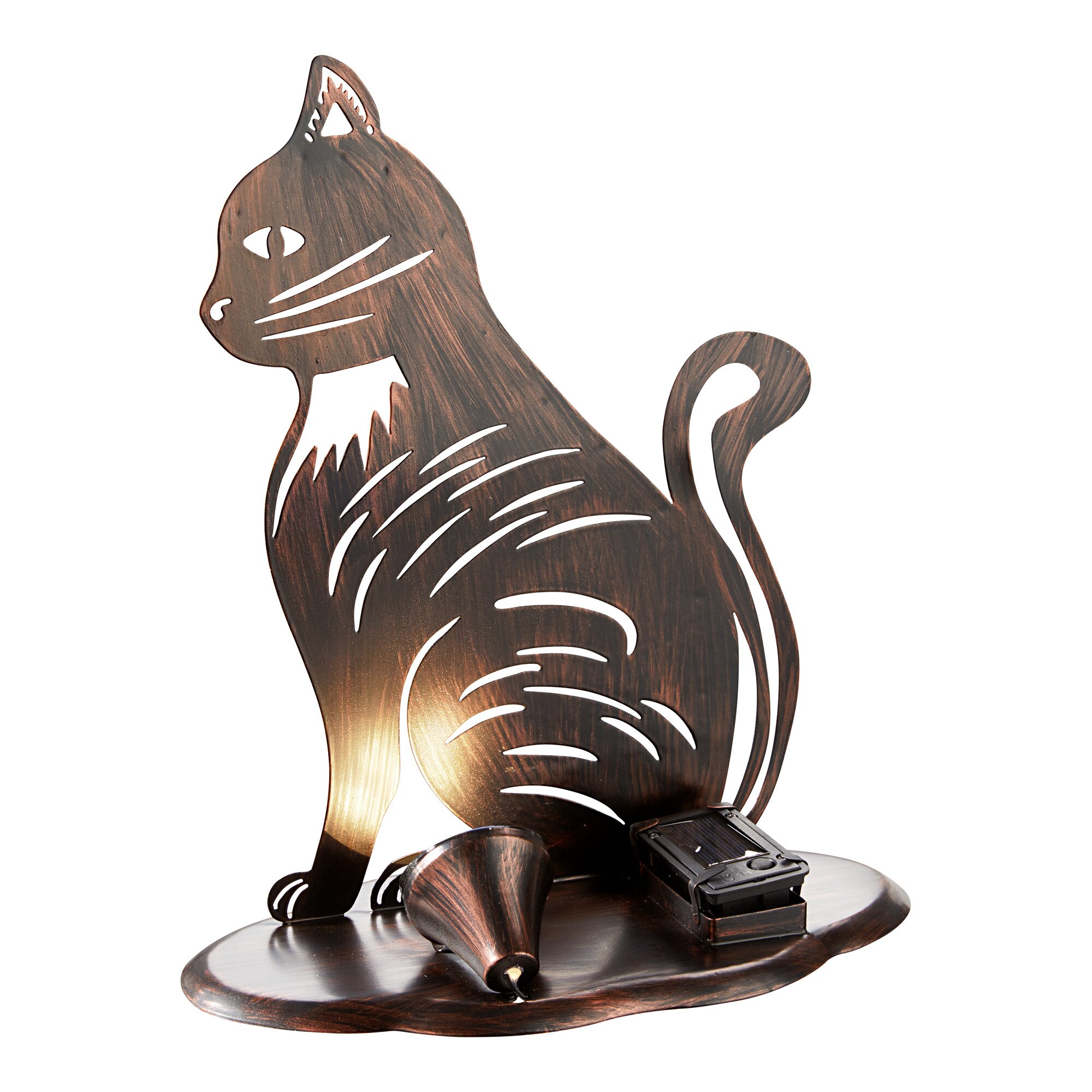 Solar-Deko Katze