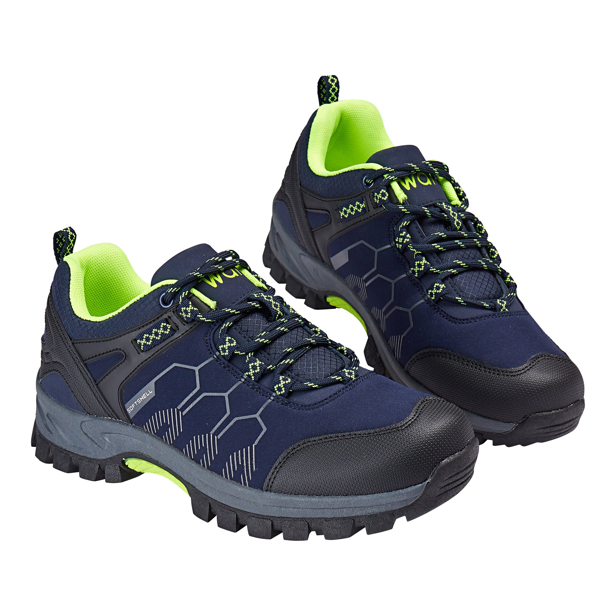 wonderWALK Softshell-Trekkingschuh unisex, Größe: 37, grün