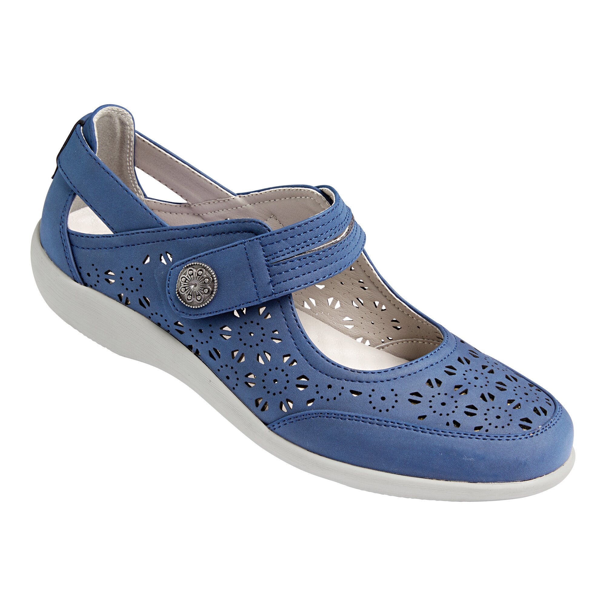 wonderWALK Fashion-Ballerina, Größe: 41, blau