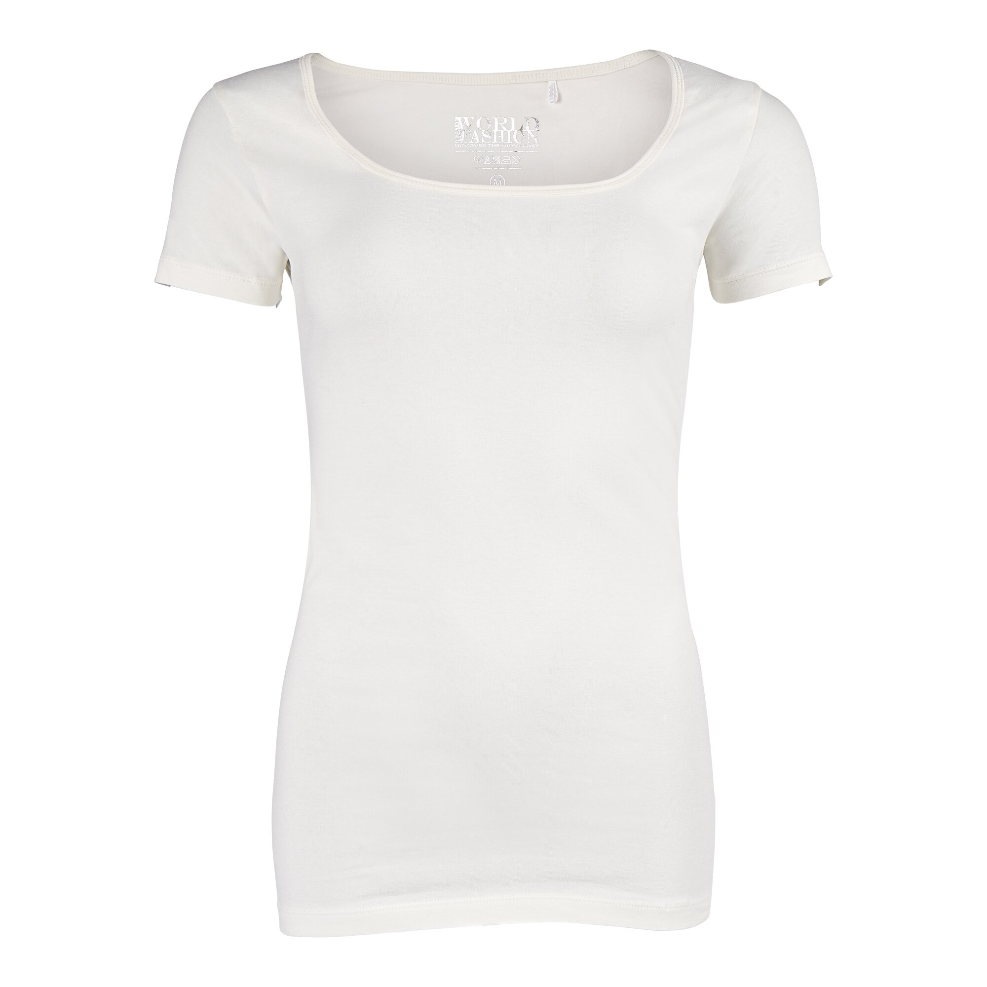 Baumwoll-T-Shirt 1/4-Arm, Größe: L