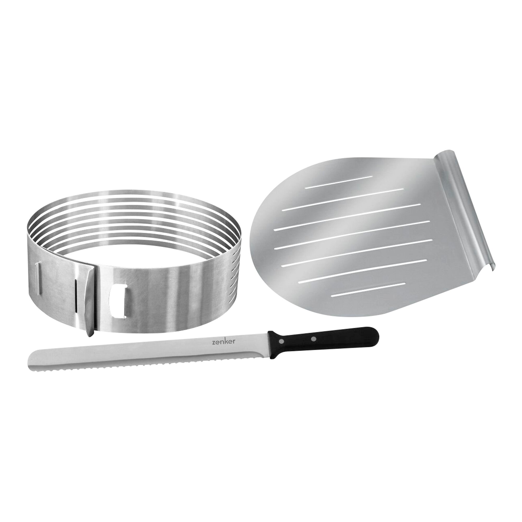 Tortenboden-Schneidehilfe-Set, 3 Teile