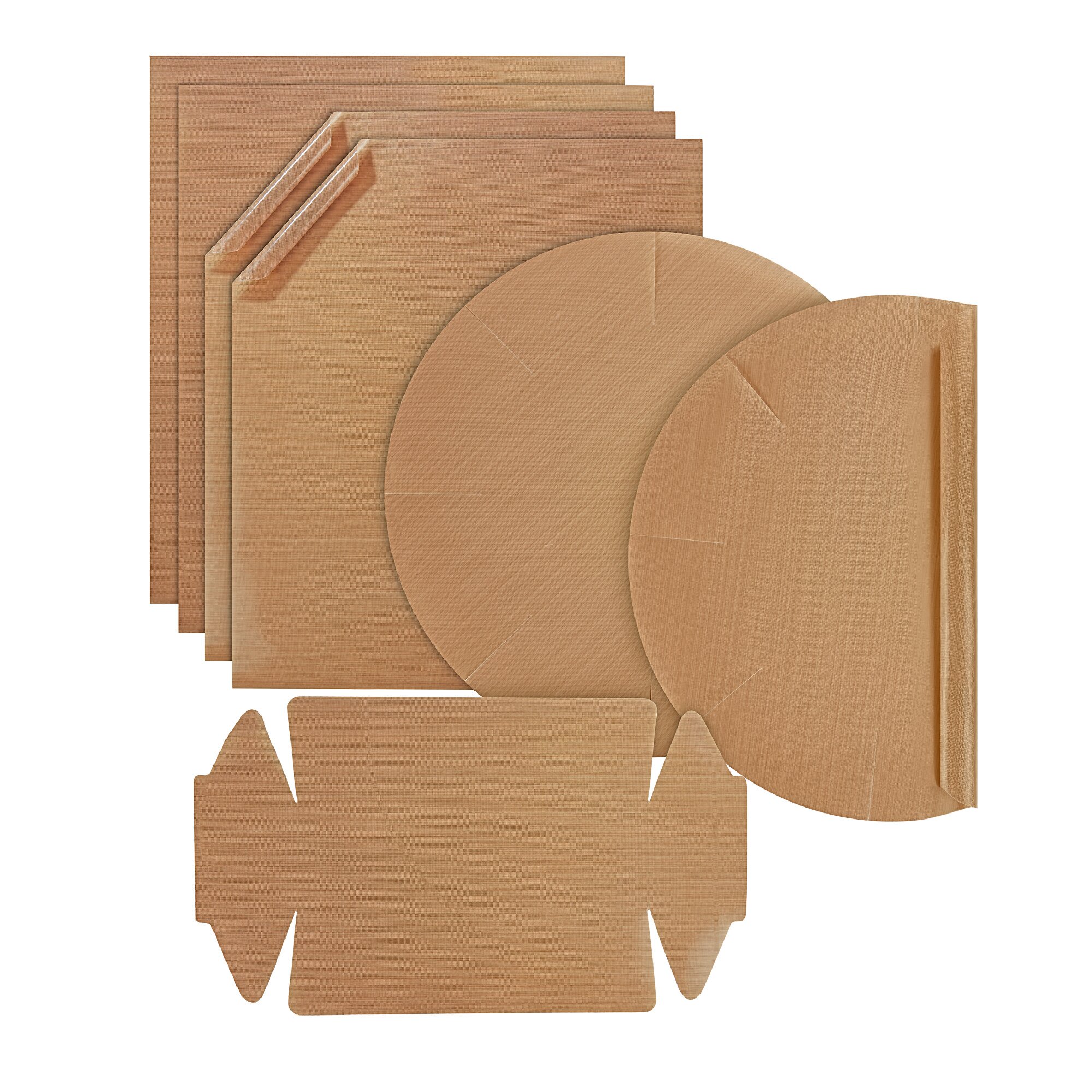 Lot de papiers de cuisson permanents, 7 pièces