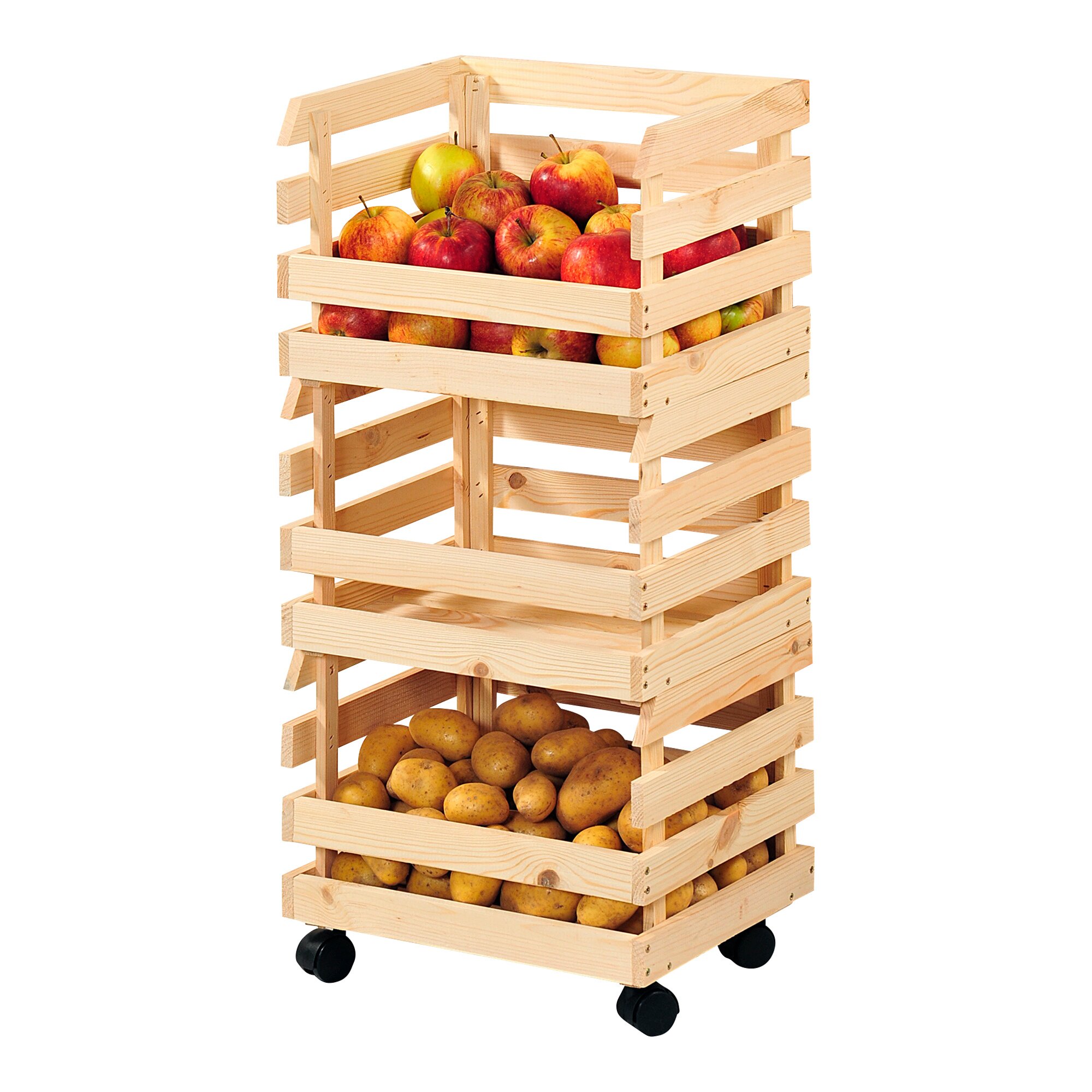 Kartoffel- und Obsthorde, 3 Teile