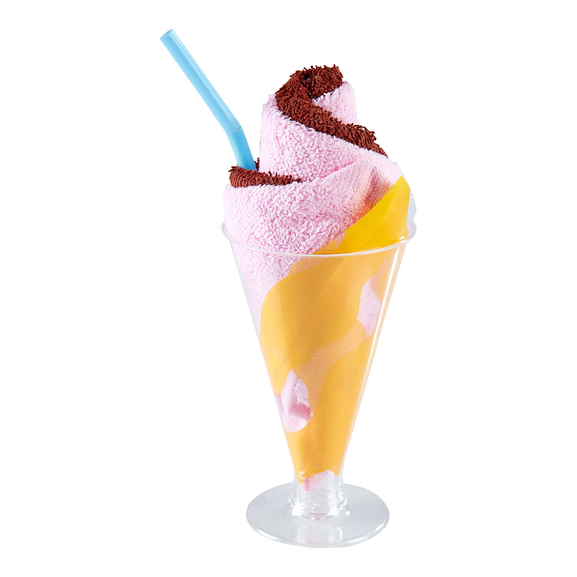 Gästehandtuch Eisbecher, 3 Teile