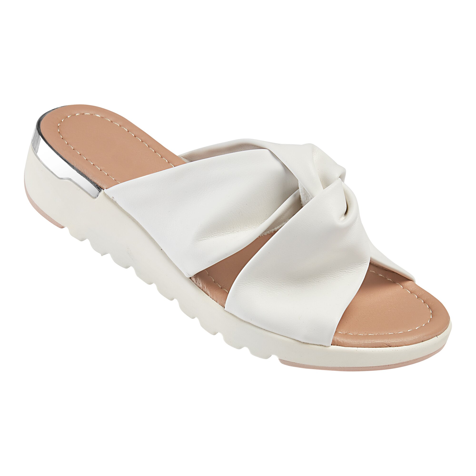 wonderWALK Designer-Pantolette Helga, Größe: 40, weiß