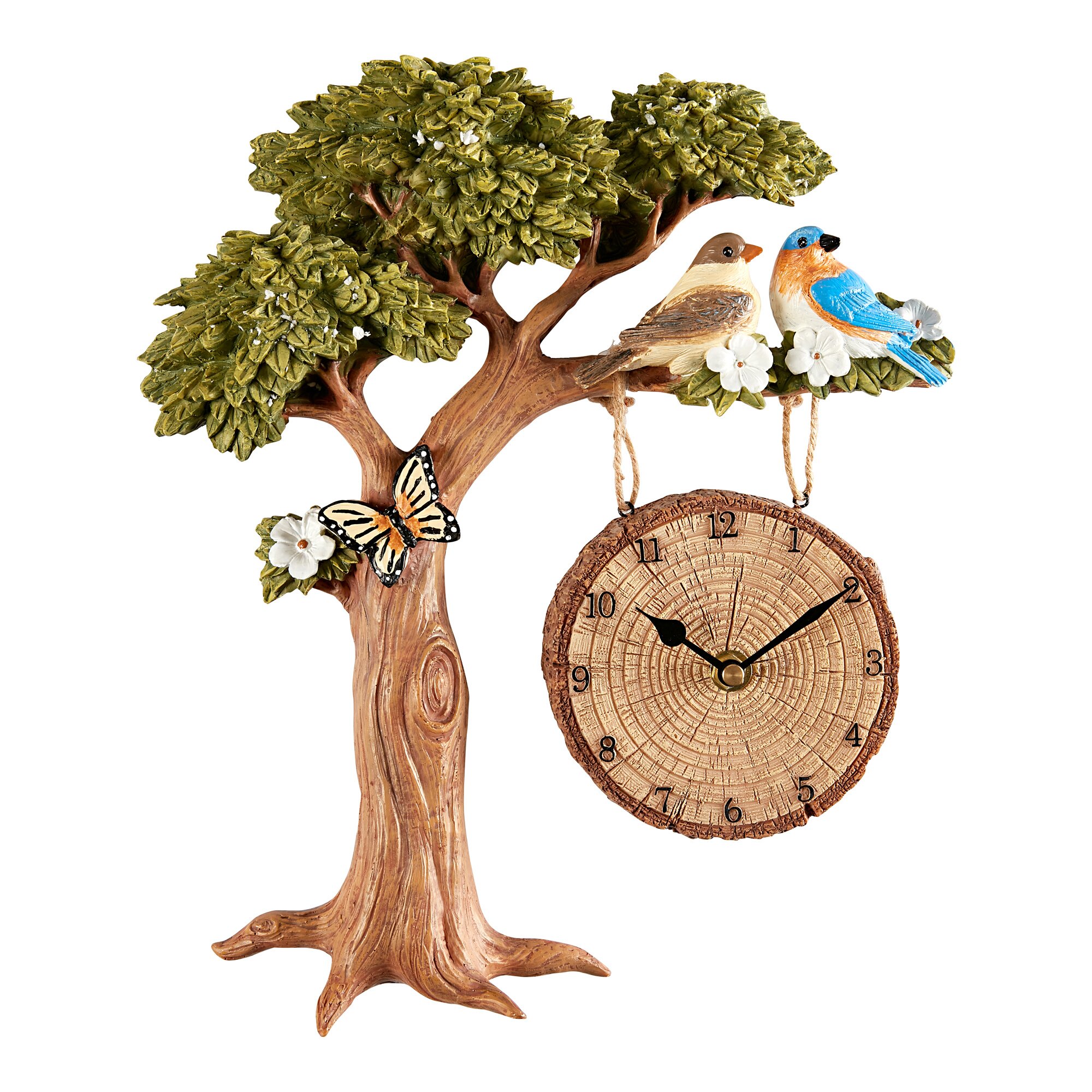 Wanduhr Vogelfreunde