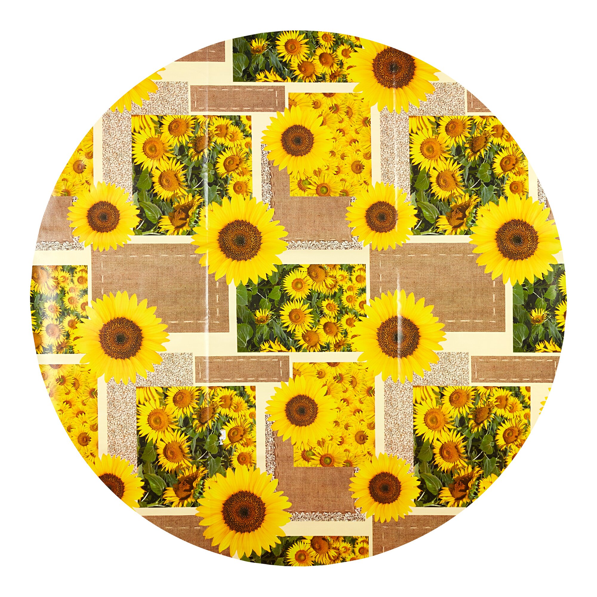 Wachstischtuch Sonnenblumen