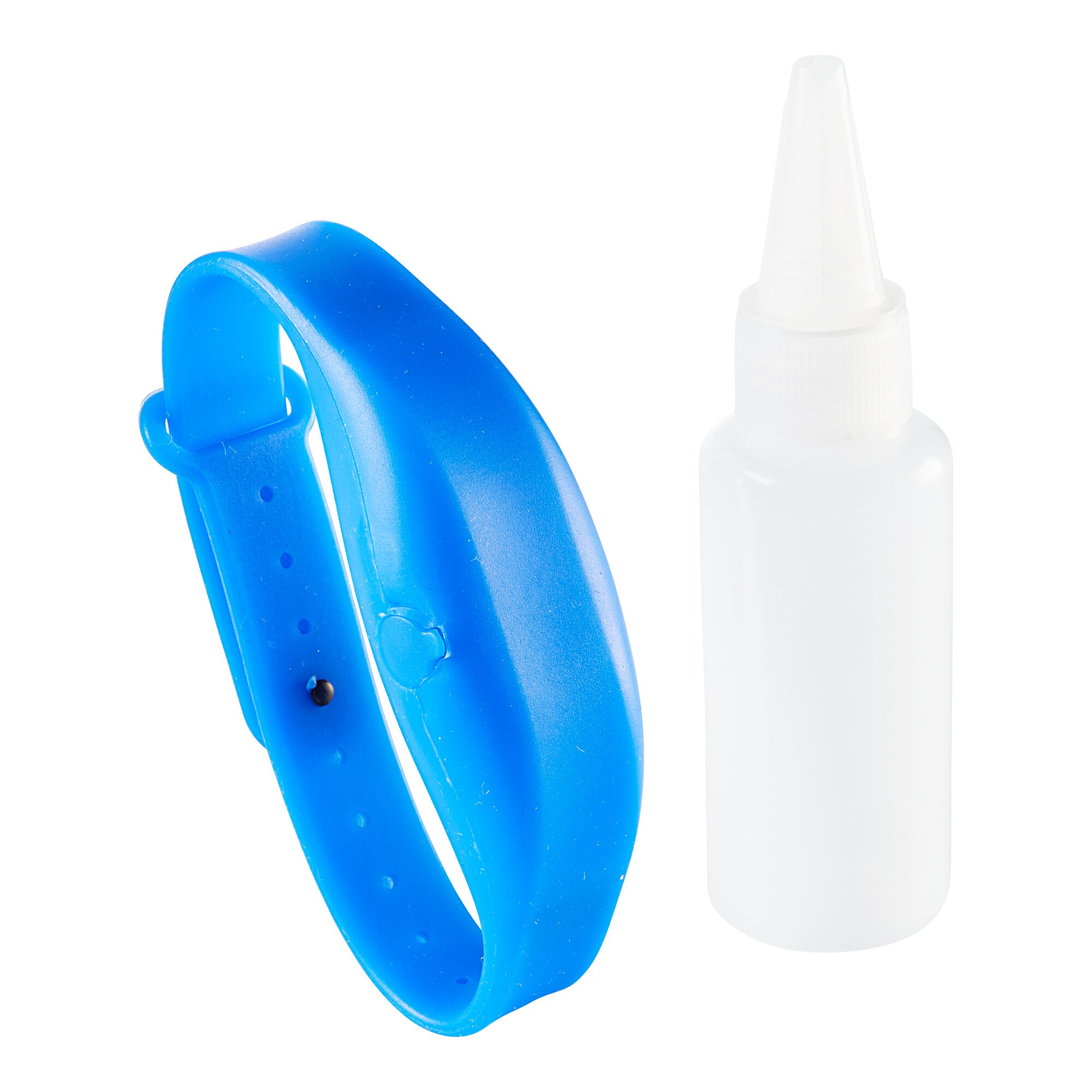 genialo® Desinfektions-Armband, 2 Teile, blau
