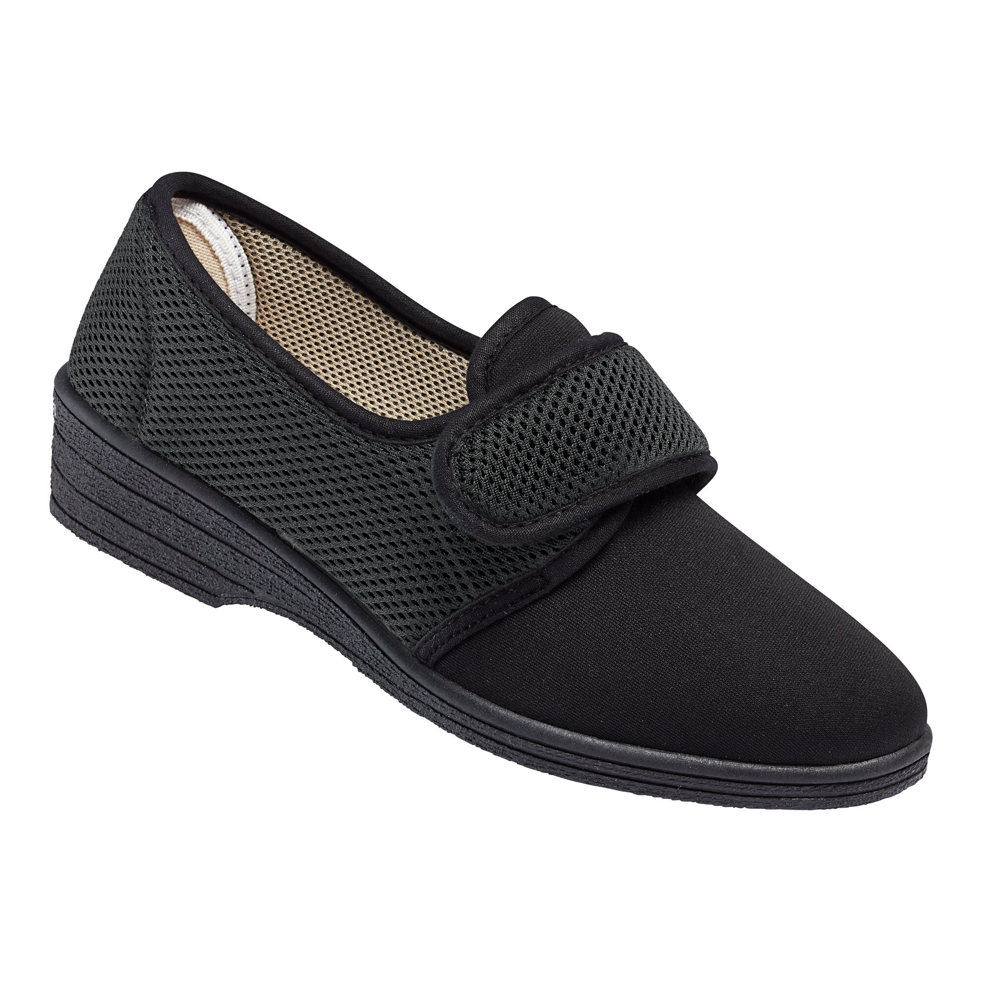 Damen-Stretchschuh, Größe: 40, schwarz