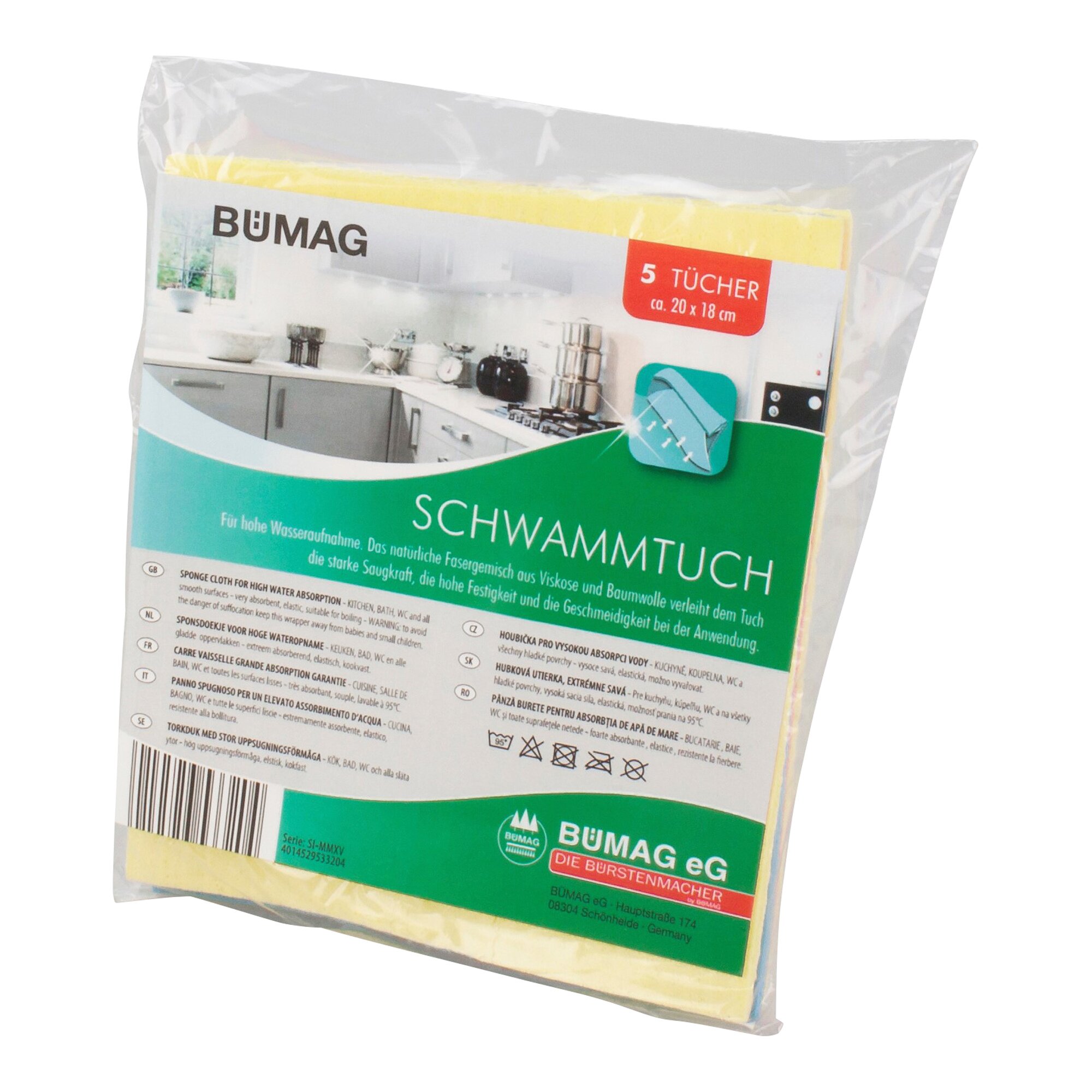 Schwammtuch, 5 Stück