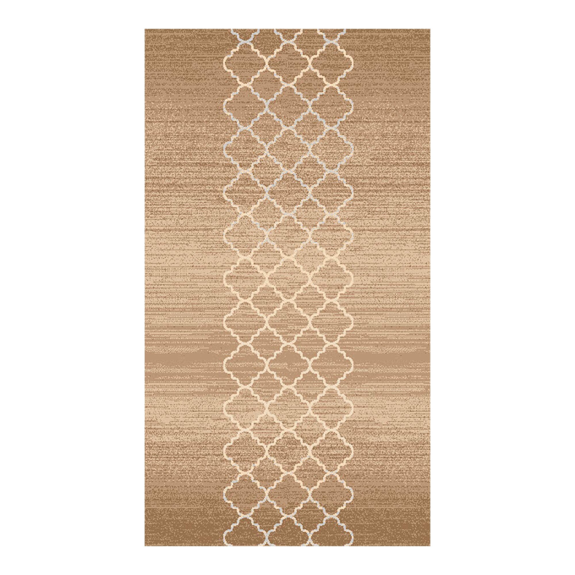 Teppich Raute, beige