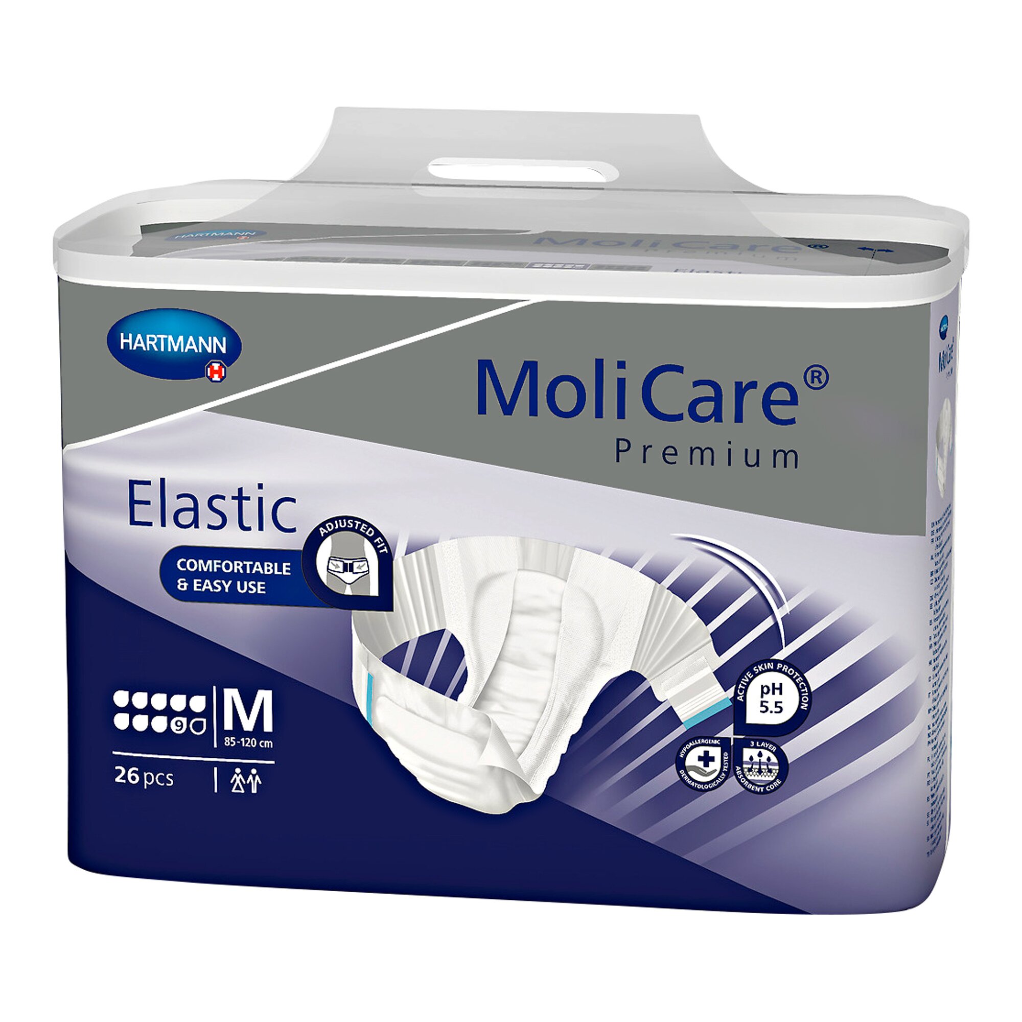 MoliCare Premium Elastic, Saugleistung 2.500 ml, Größe: M