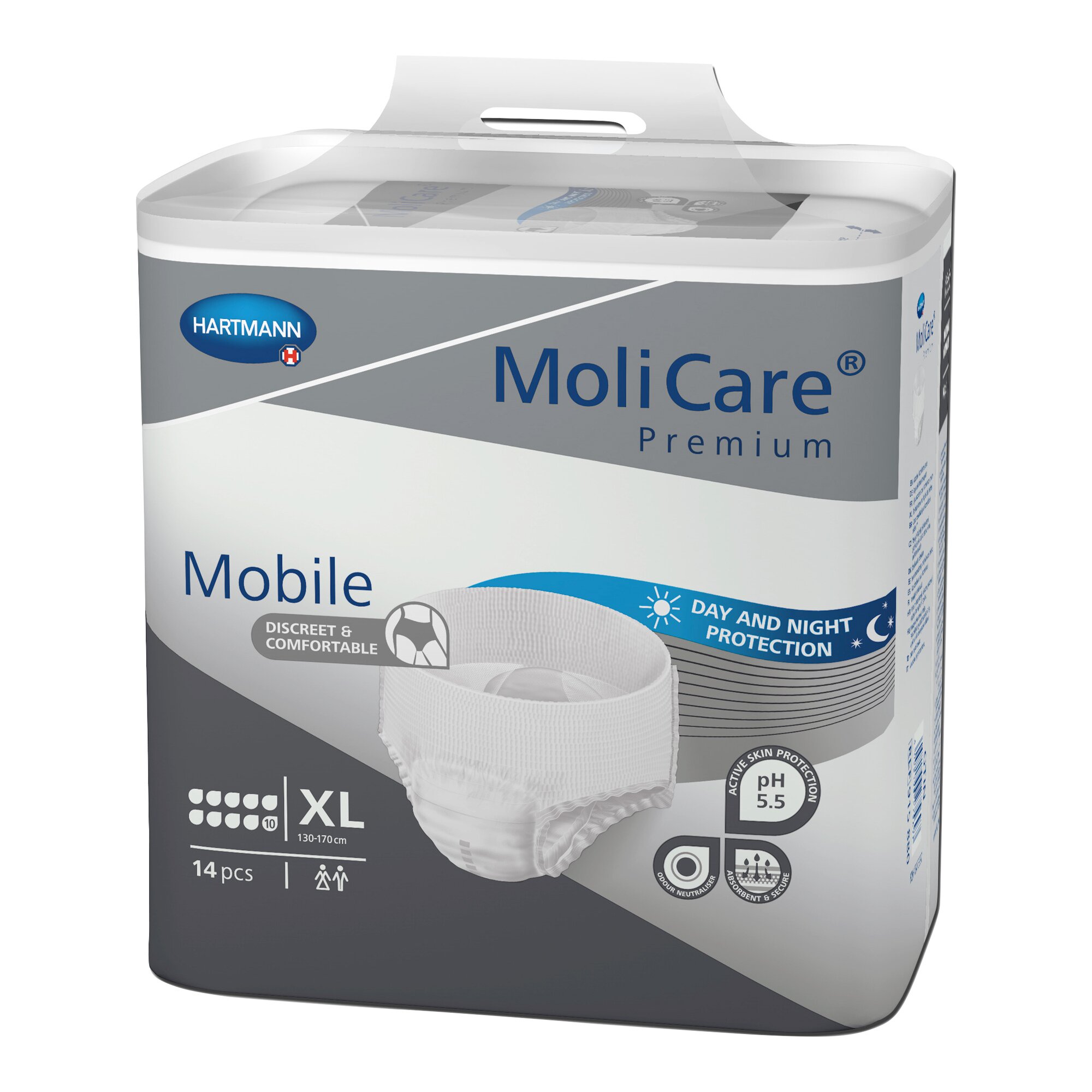 MoliCare Premium Mobile, Saugleistung 2600 ml, 14 Stück, Größe: XL