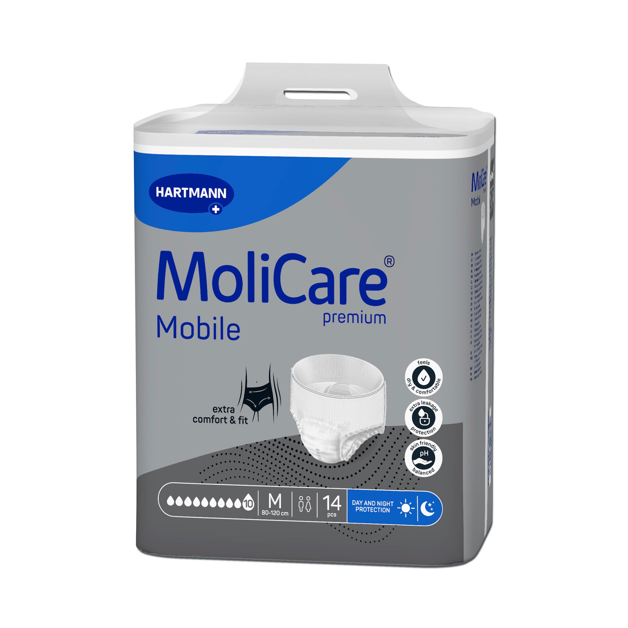 Premium Mobile, Saugleistung 2600 ml, 14 Stück M weiss