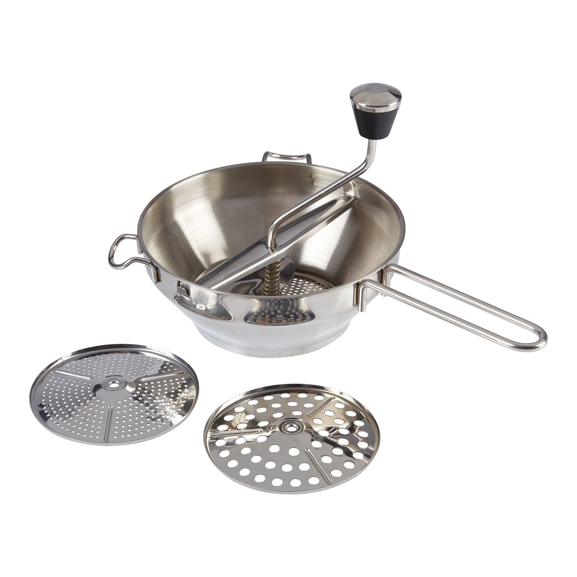 genialo® Passiermühle Edelstahl, 4 Teile