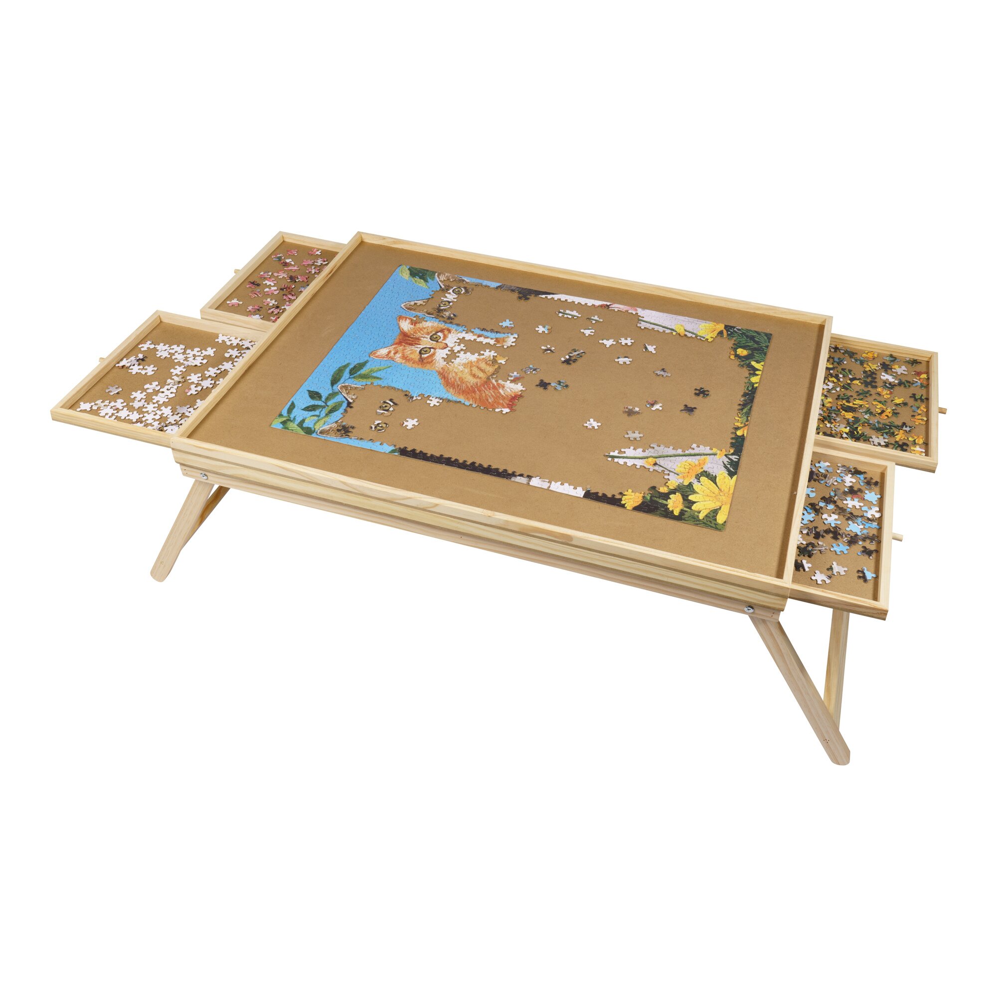 Table de puzzle à pieds