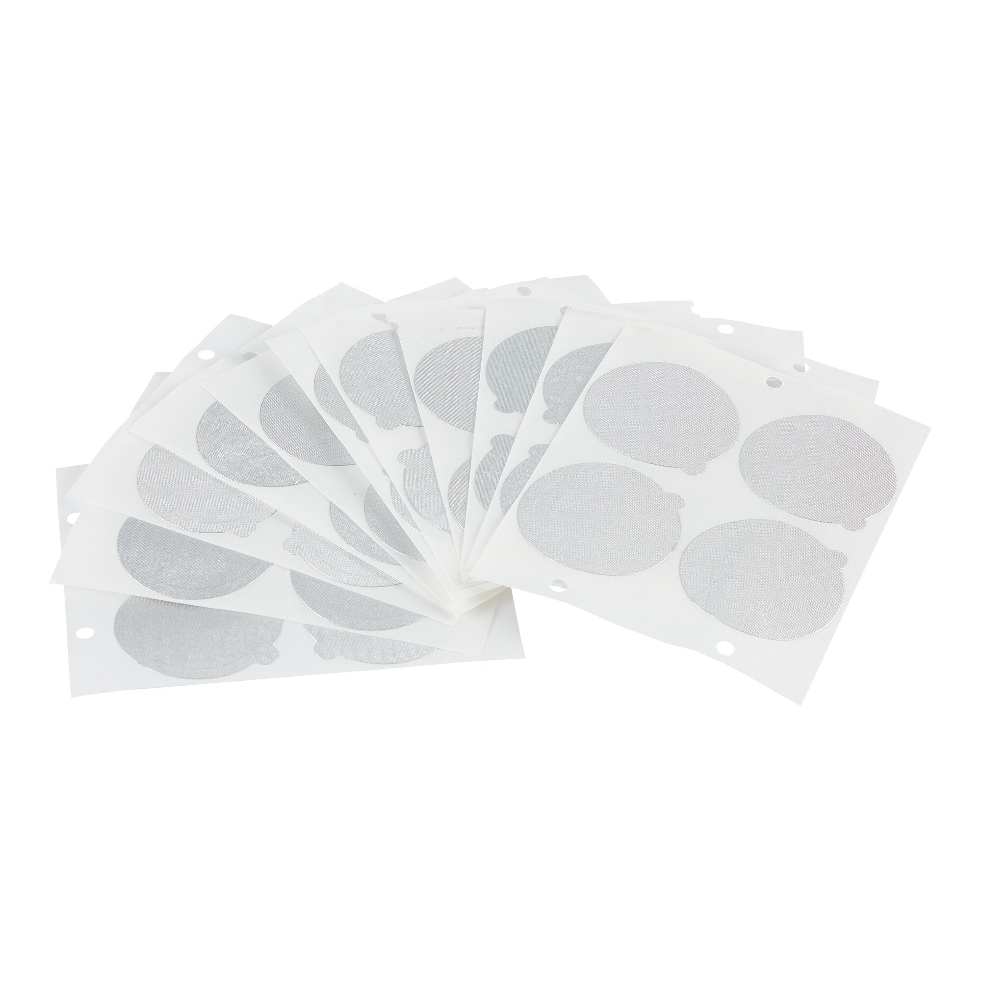 genialo® Aluminium-Klebedeckel, 50 Stück