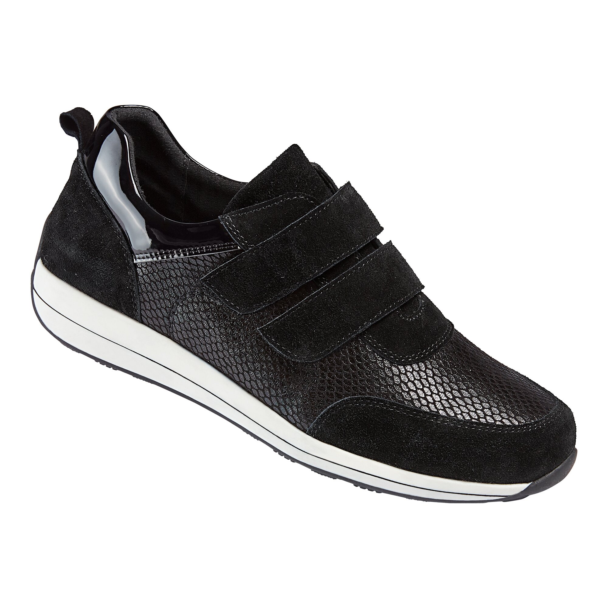 wonderWALK Leder-Klettschuh Nina, Größe: 38, schwarz