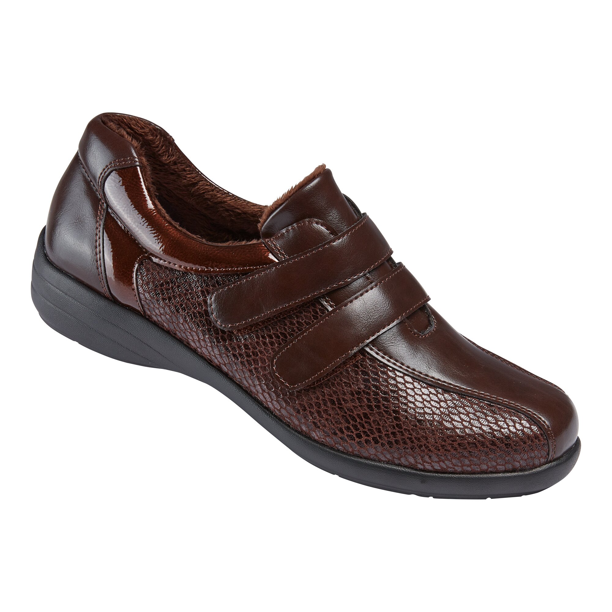 wonderWALK Wärme-Klettschuh Heike, Größe: 40, braun