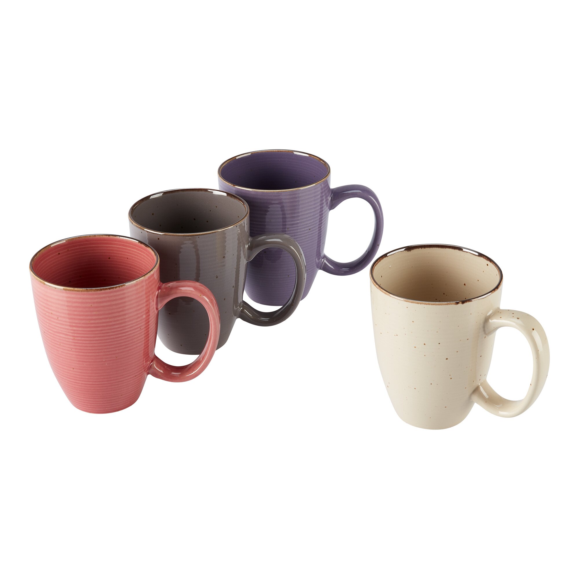 Tassen-Set Natur, 4 Stück