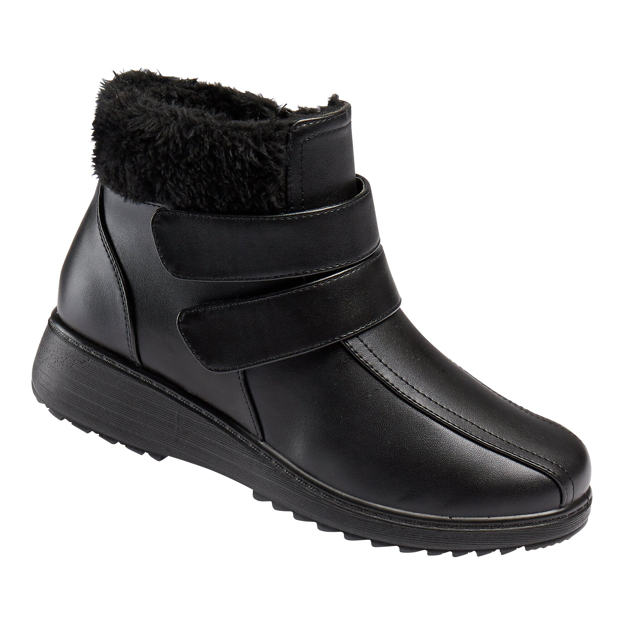 wonderWALK Klett-Wärmeschuh Rosmarie, Größe: 40, schwarz
