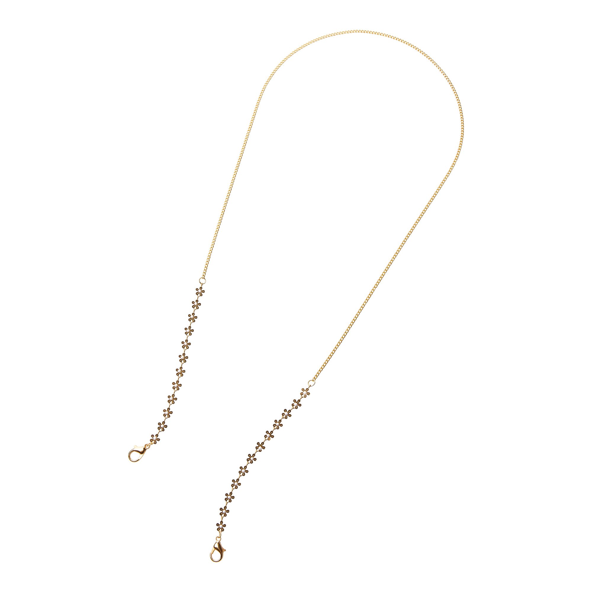 Brillen- und Maskenkette, gold