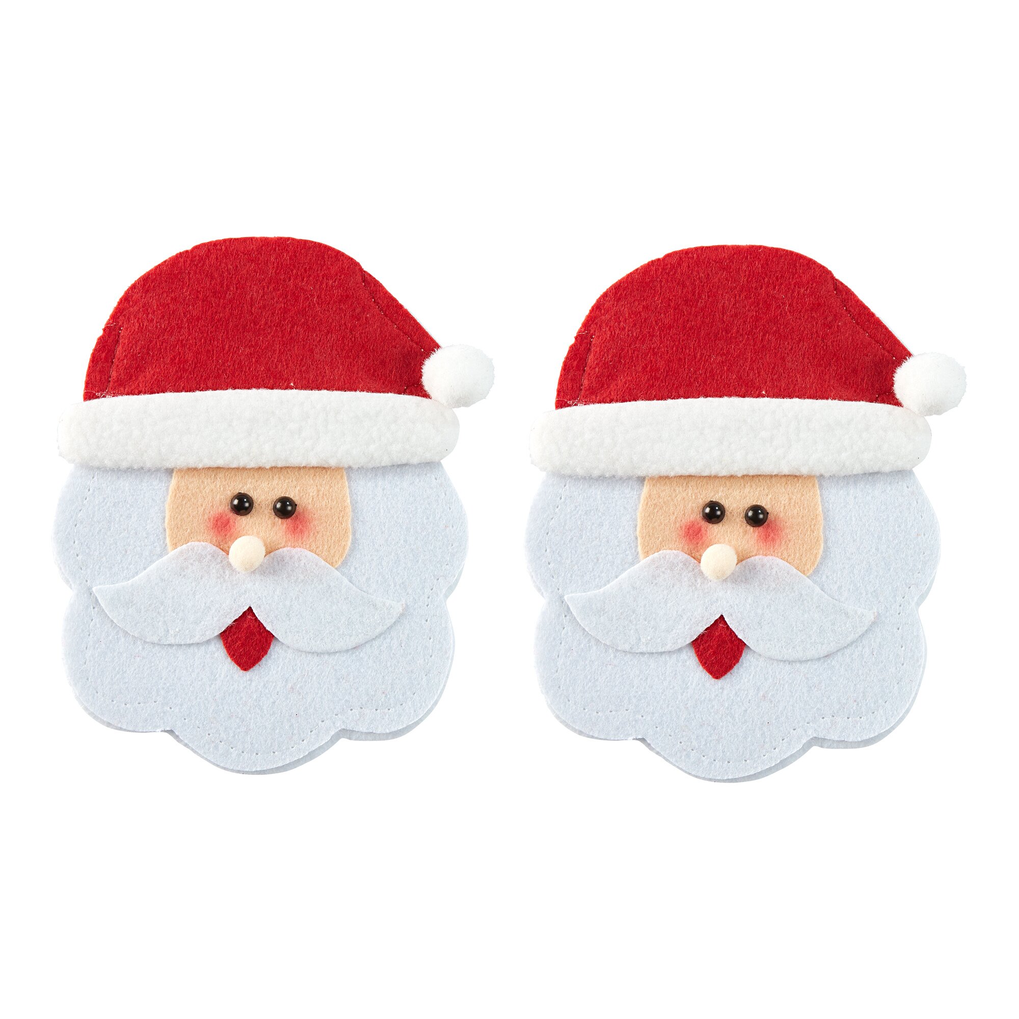 Besteckhalter Weihnachtsmann, 2 Stück